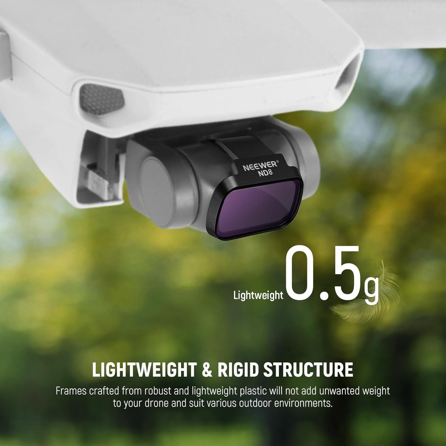 Juego de Filtros ND NEEWER para DJI Mini 4K/2 SE - CPL/ND8/ND16