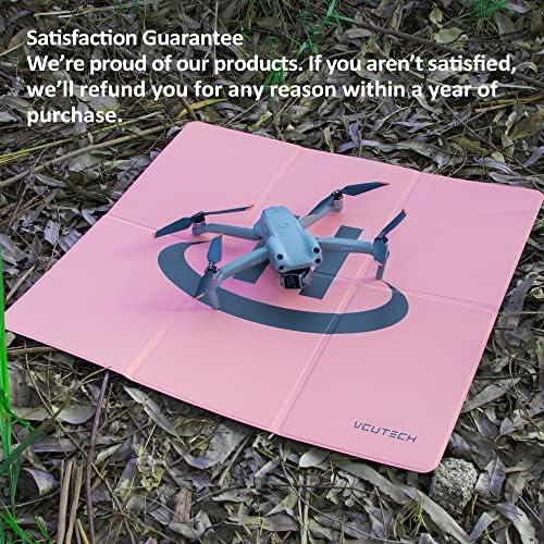 Plataforma de Aterrizaje para Drones VCUTECH 65 cm Rosa
