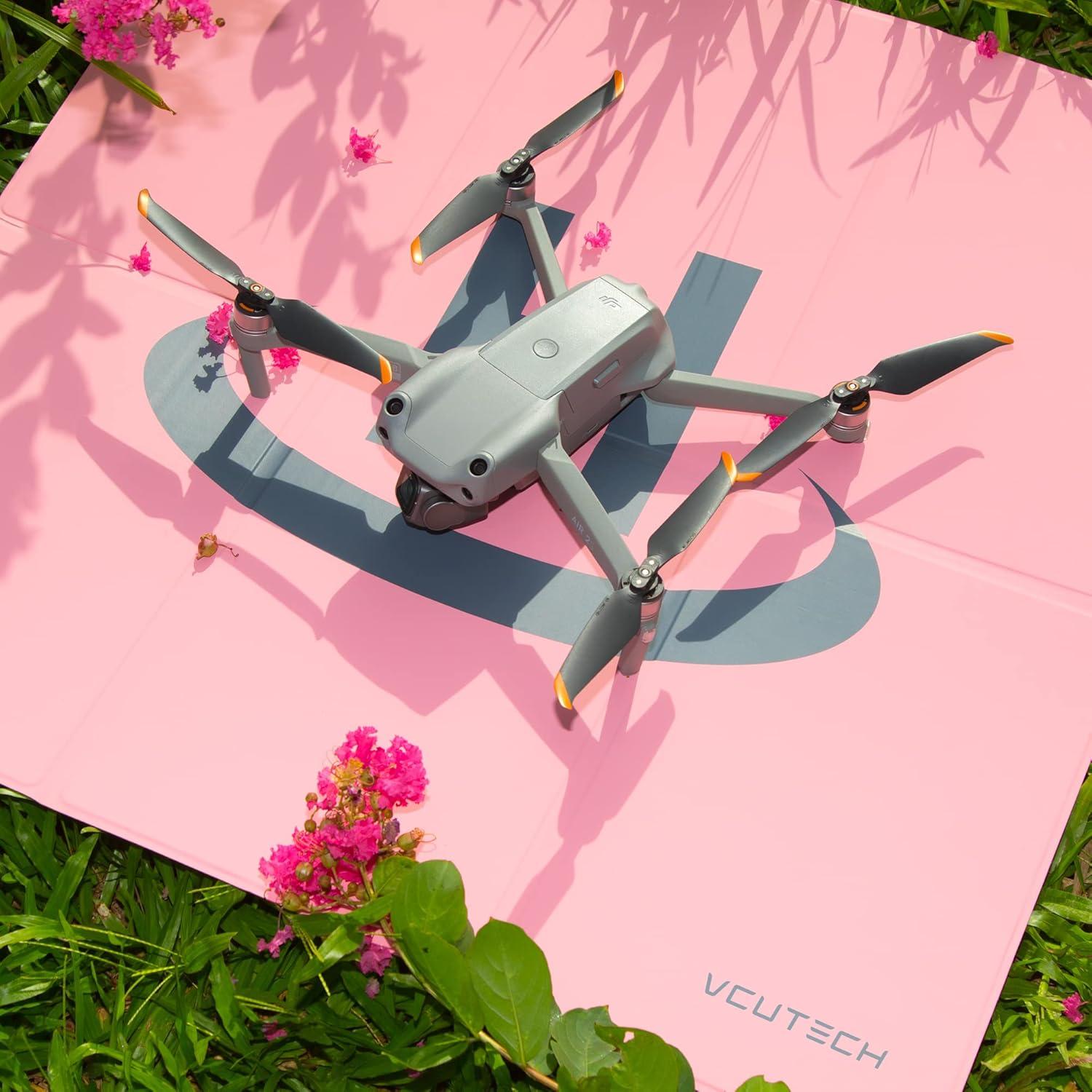 Plataforma de Aterrizaje para Drones VCUTECH 65 cm Rosa