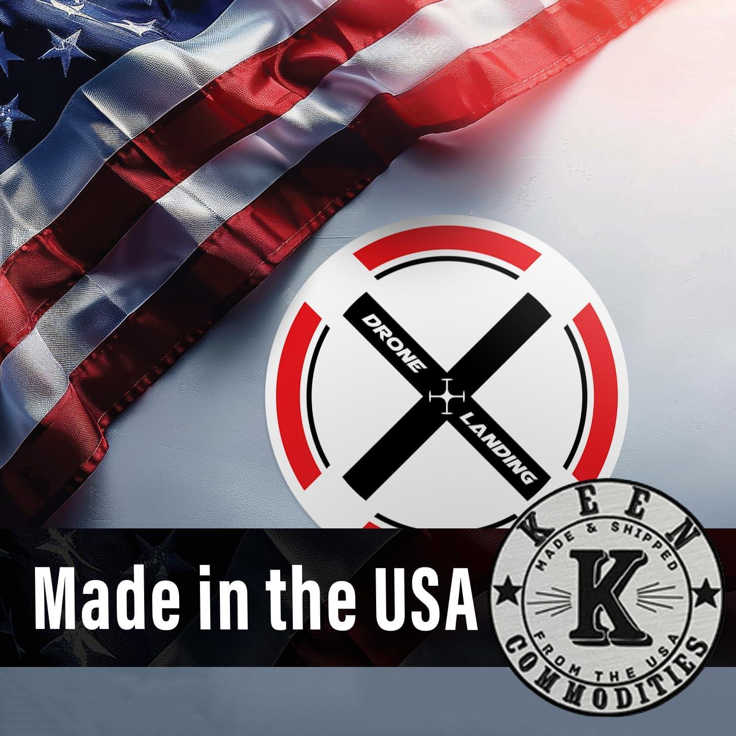 Calcomanía de Plataforma de Aterrizaje Drone KCD 5.5" Vinilo