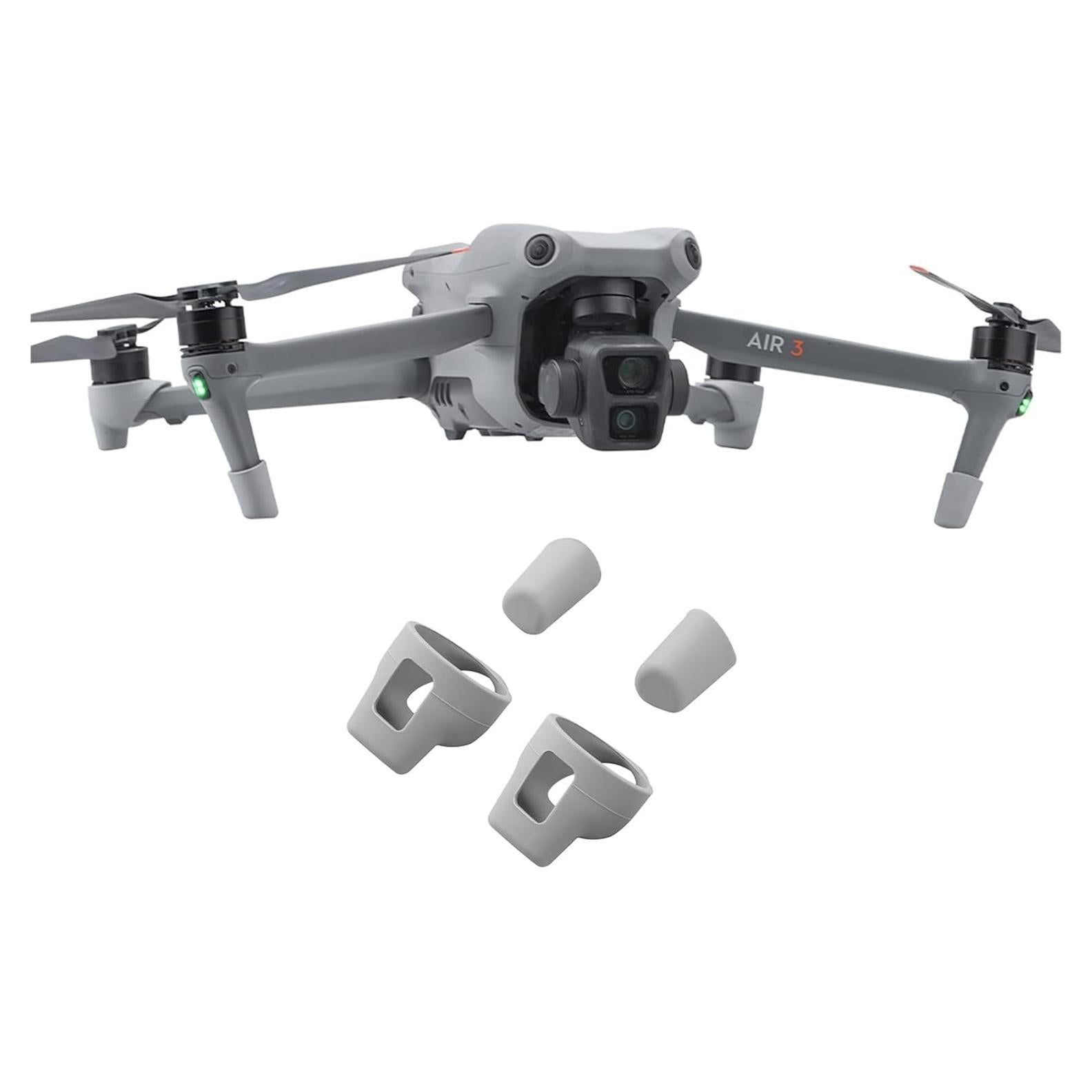 Funda de almohadilla de silicona Wtohoby para DJI AIR 3S - 4 Piezas