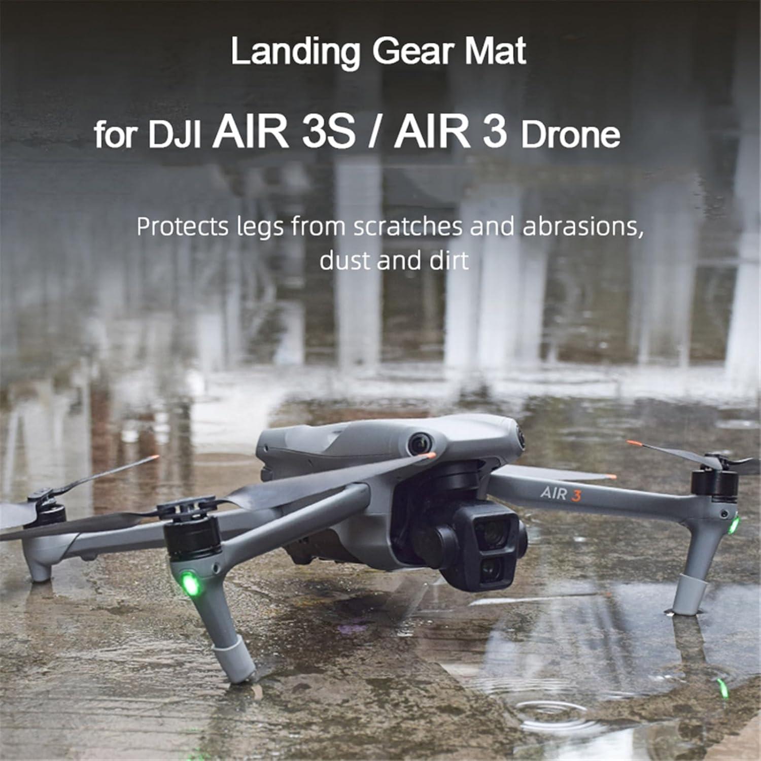 Funda de almohadilla de silicona Wtohoby para DJI AIR 3S - 4 Piezas