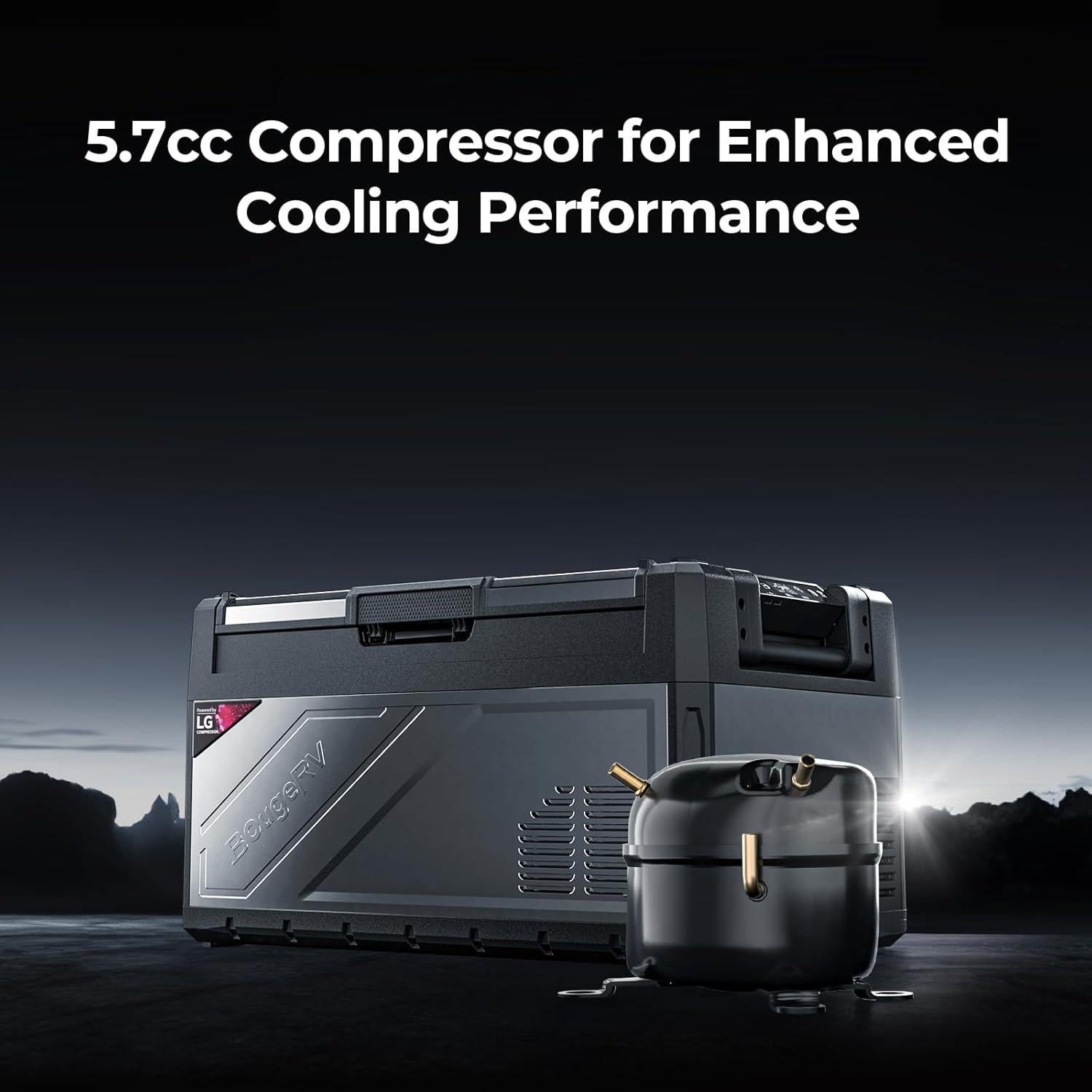 Refrigerador Portátil BougeRV Rocky V2.0 41QT Doble Zona 12V