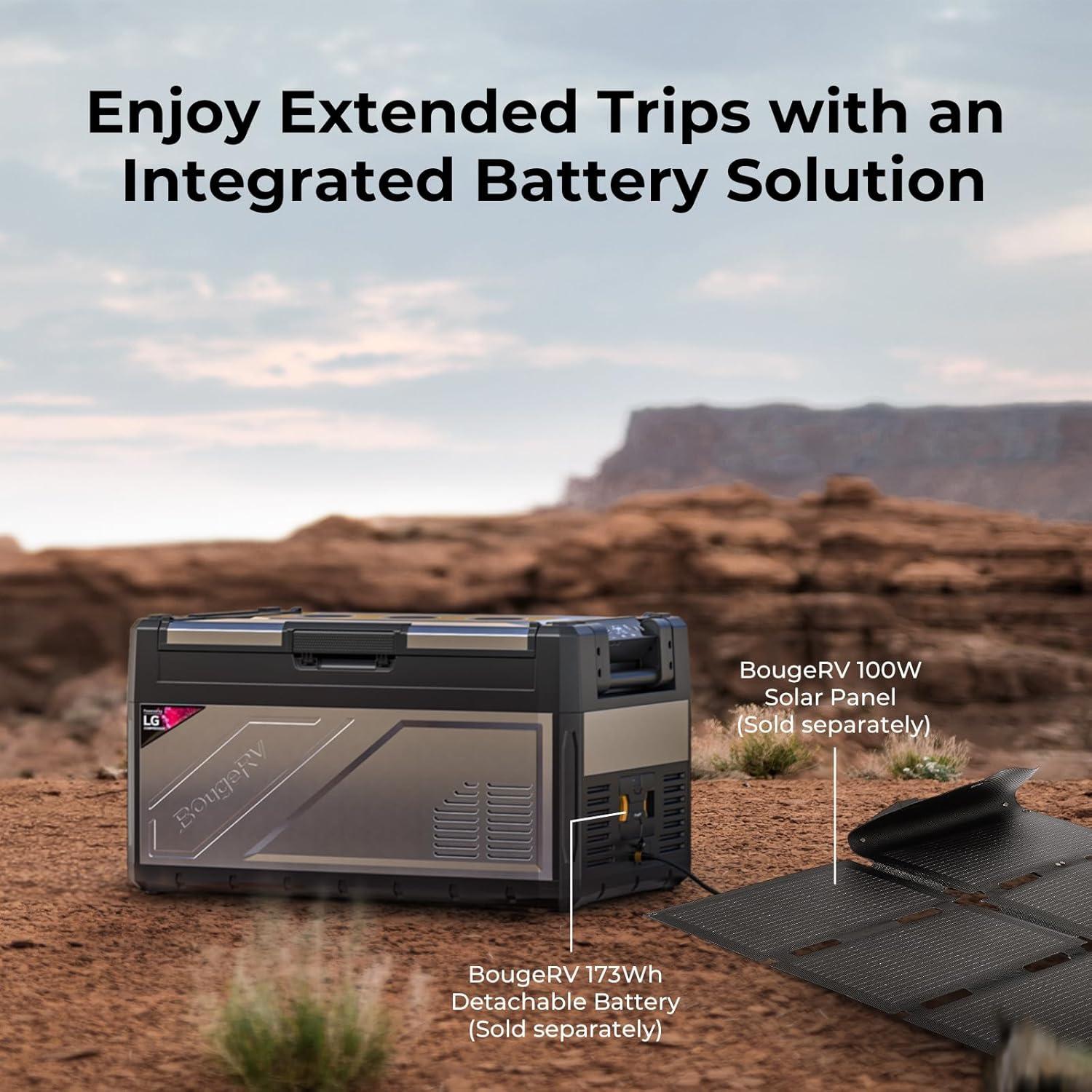 Refrigerador Portátil BougeRV Rocky V2.0 41QT Doble Zona 12V