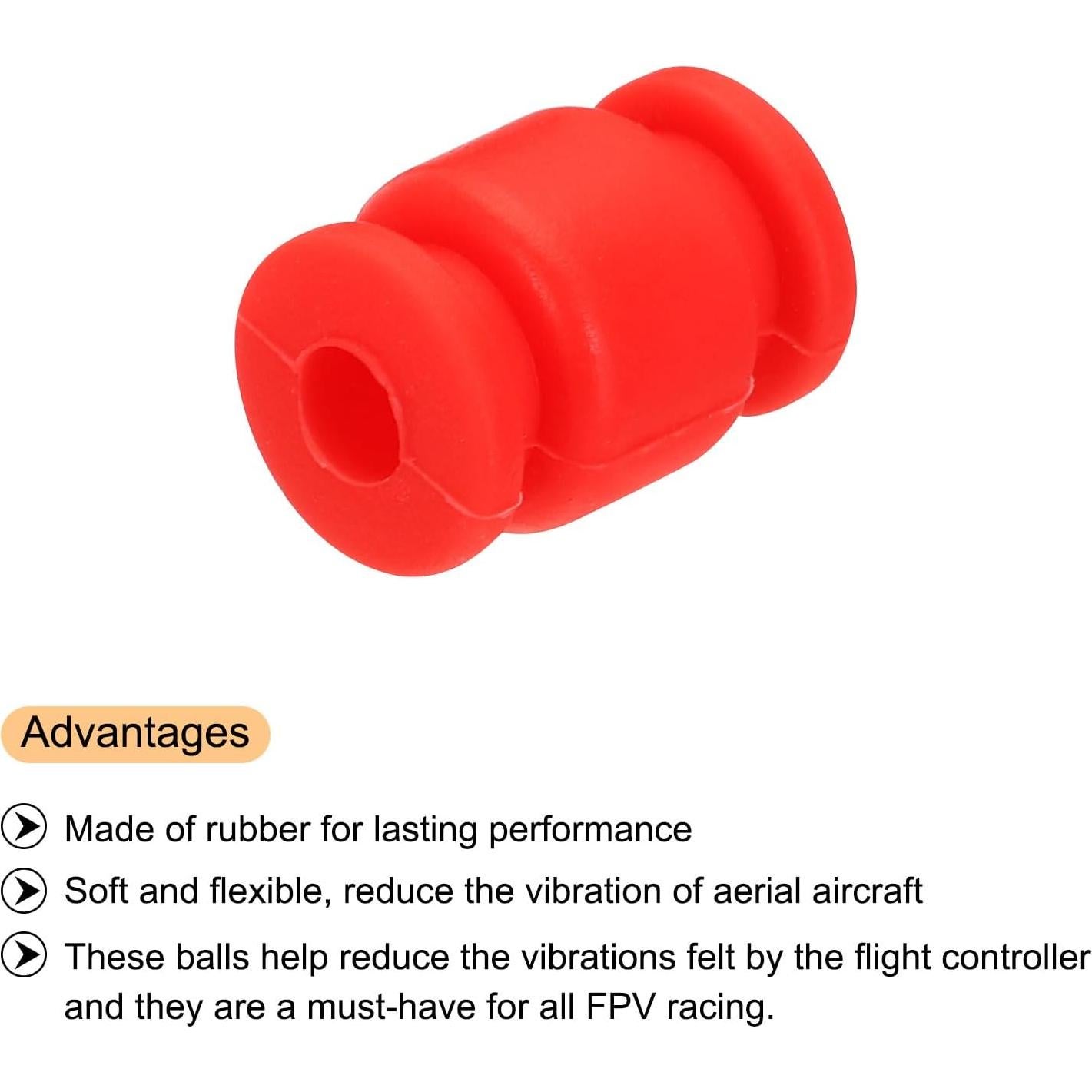 Bolas de Goma Antivibración MECCANIXITY M3.5x13mm Paquete de 20