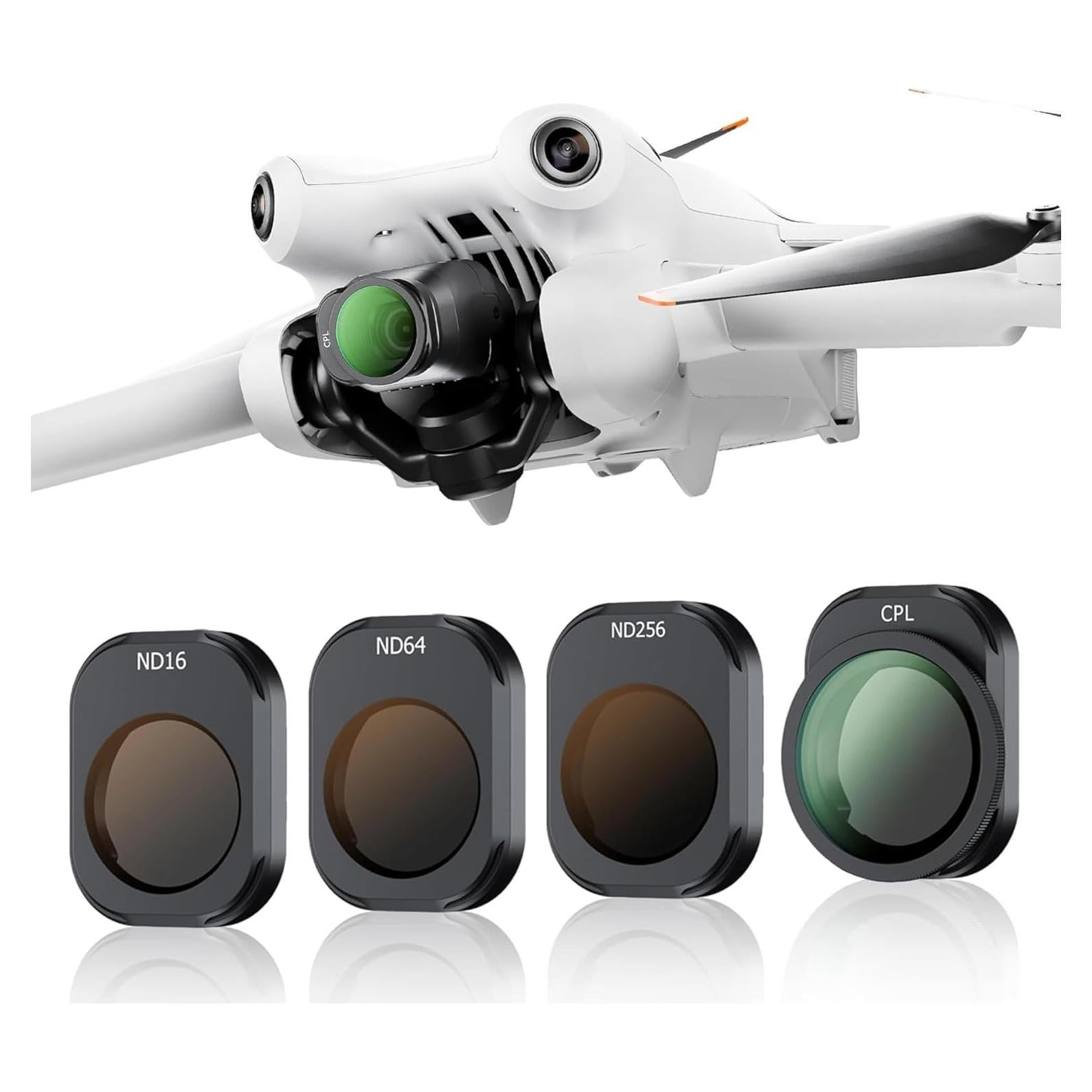 Kit de Filtros JJC ND & CPL para DJI Mini 4 Pro - 4 Piezas