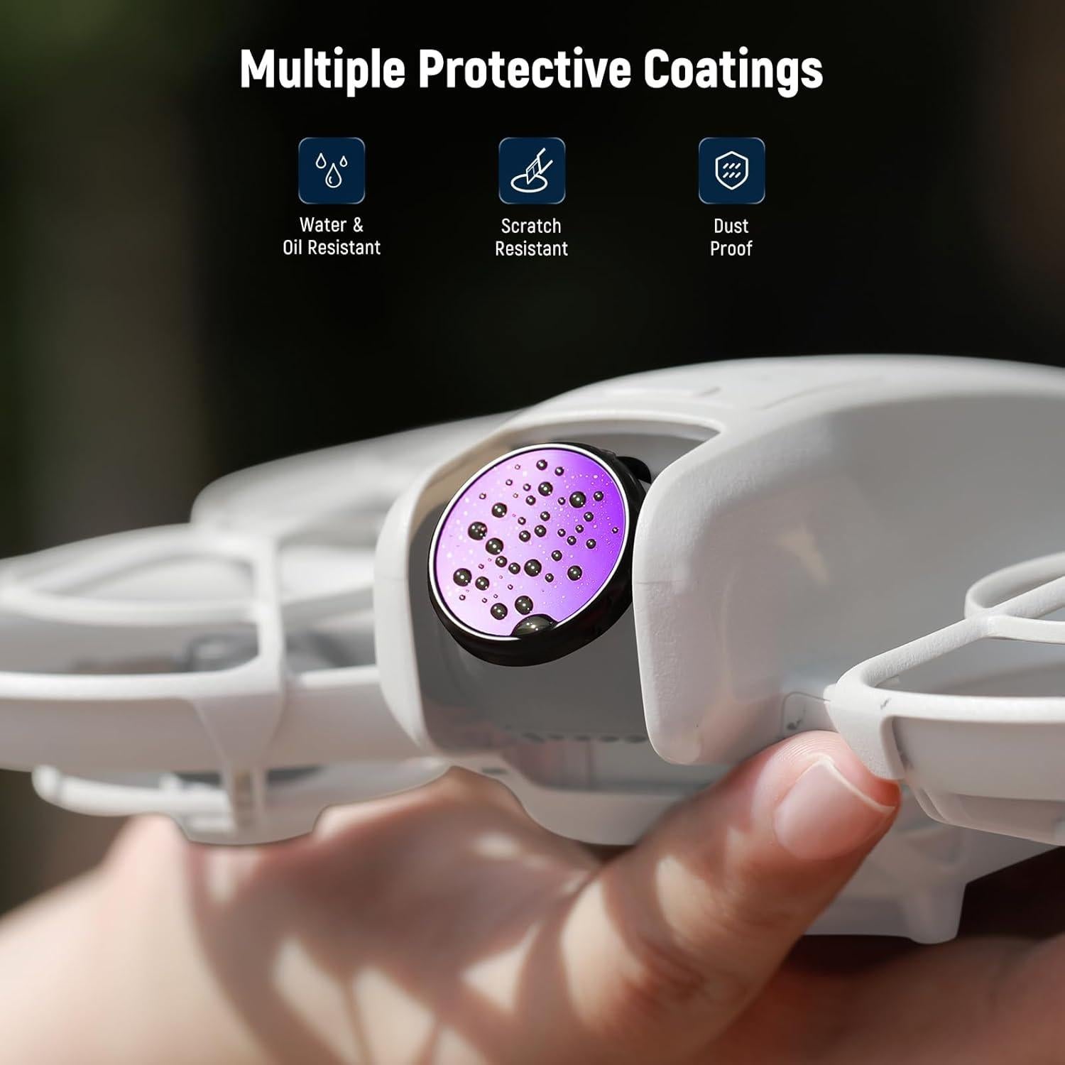 Juego de Filtros ND Magnéticos NEEWER para Dron DJI NEO - ND8, ND32 y CPL