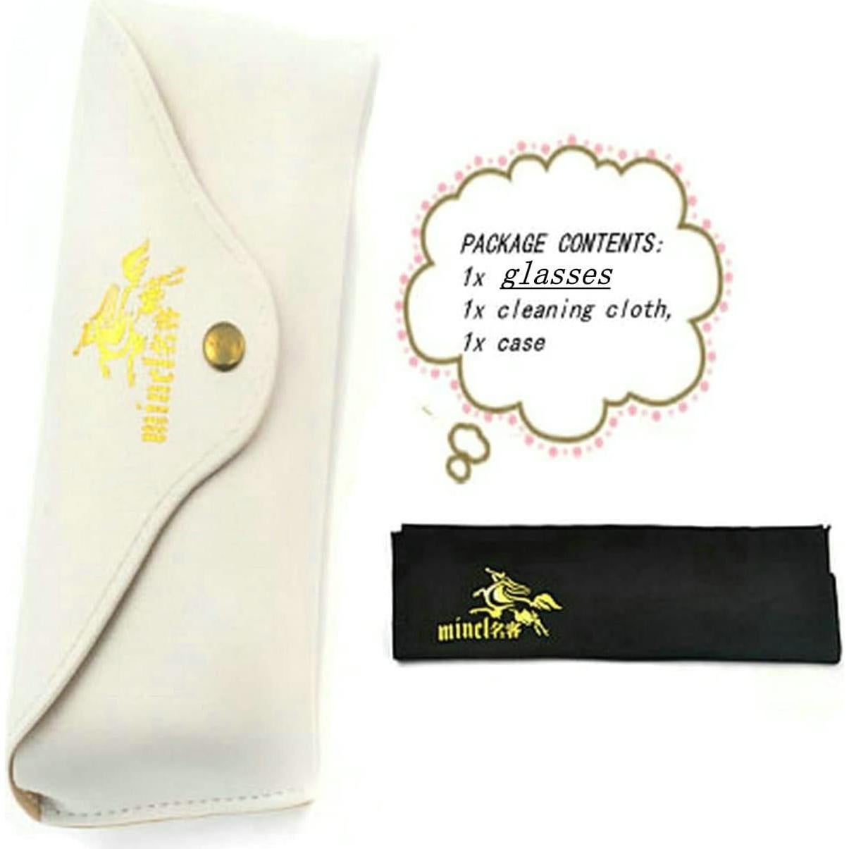 Gafas de lectura bifocales MINCL 1.75 gris UV protección