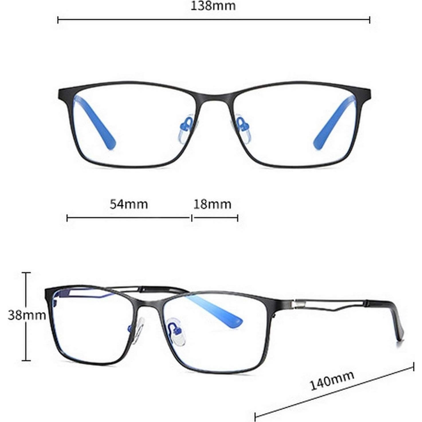 Gafas de lectura bifocal MINCL UV 0~+4 negras