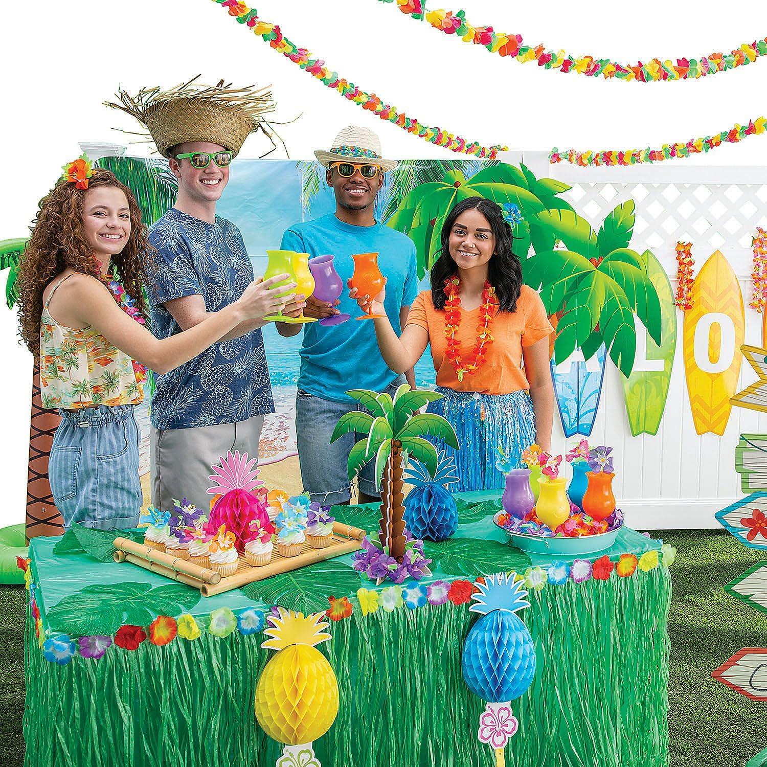 Set de 5 Recortes de Tabla de Surf Aloha - 71 cm Decoración