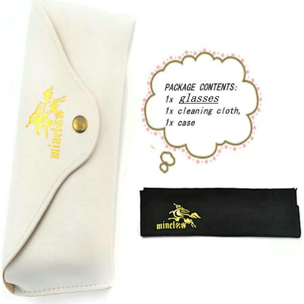 Gafas de lectura bifocales MINCL UV 0~+4 con estuche