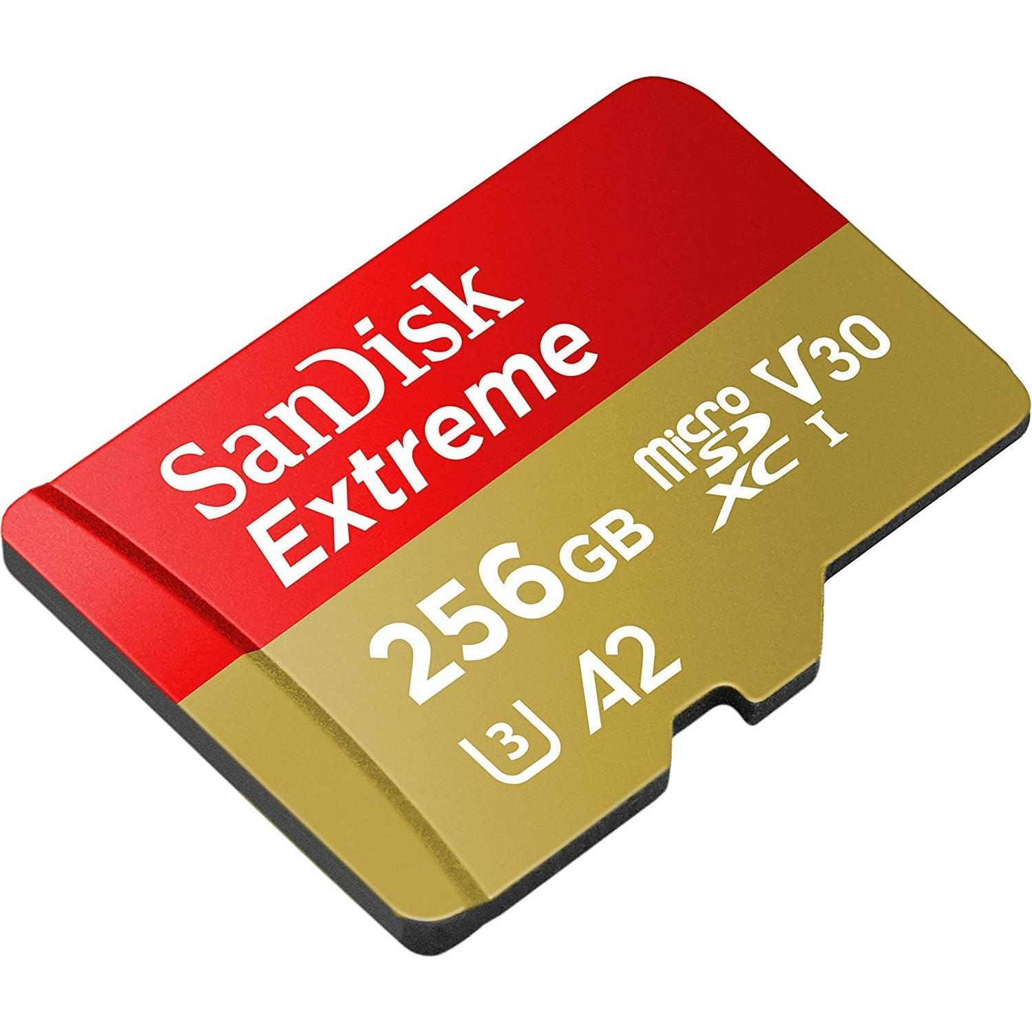 Tarjeta de Memoria SanDisk 256GB Extreme MicroSDXC UHS-I