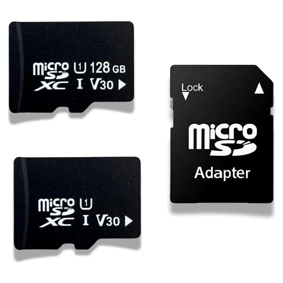 Tarjeta Micro SD 128GB Clase 10 + Adaptador SD - Hecho en Taiwán