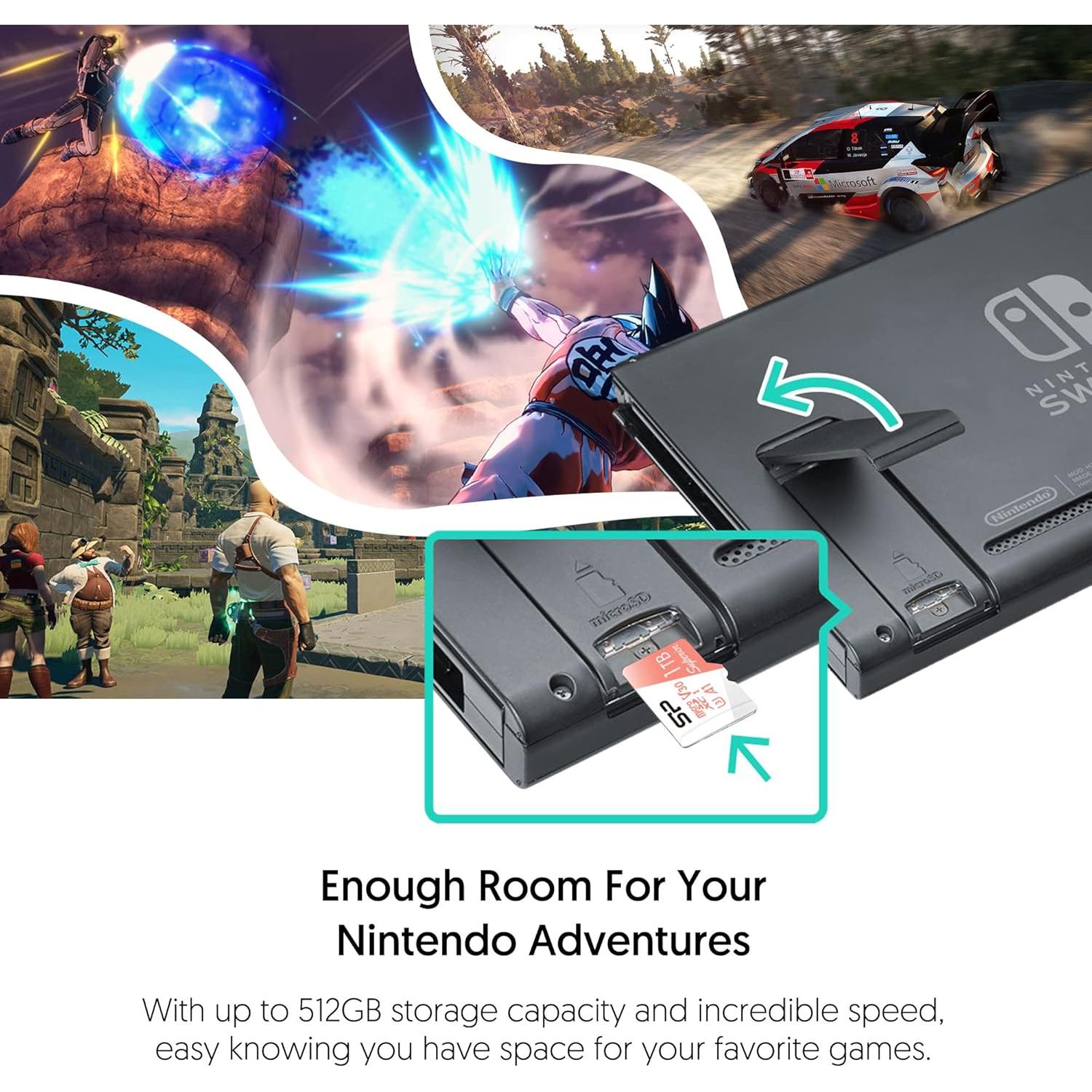 Tarjeta Micro SD 1TB SP Silicon Power U3 para Nintendo Switch