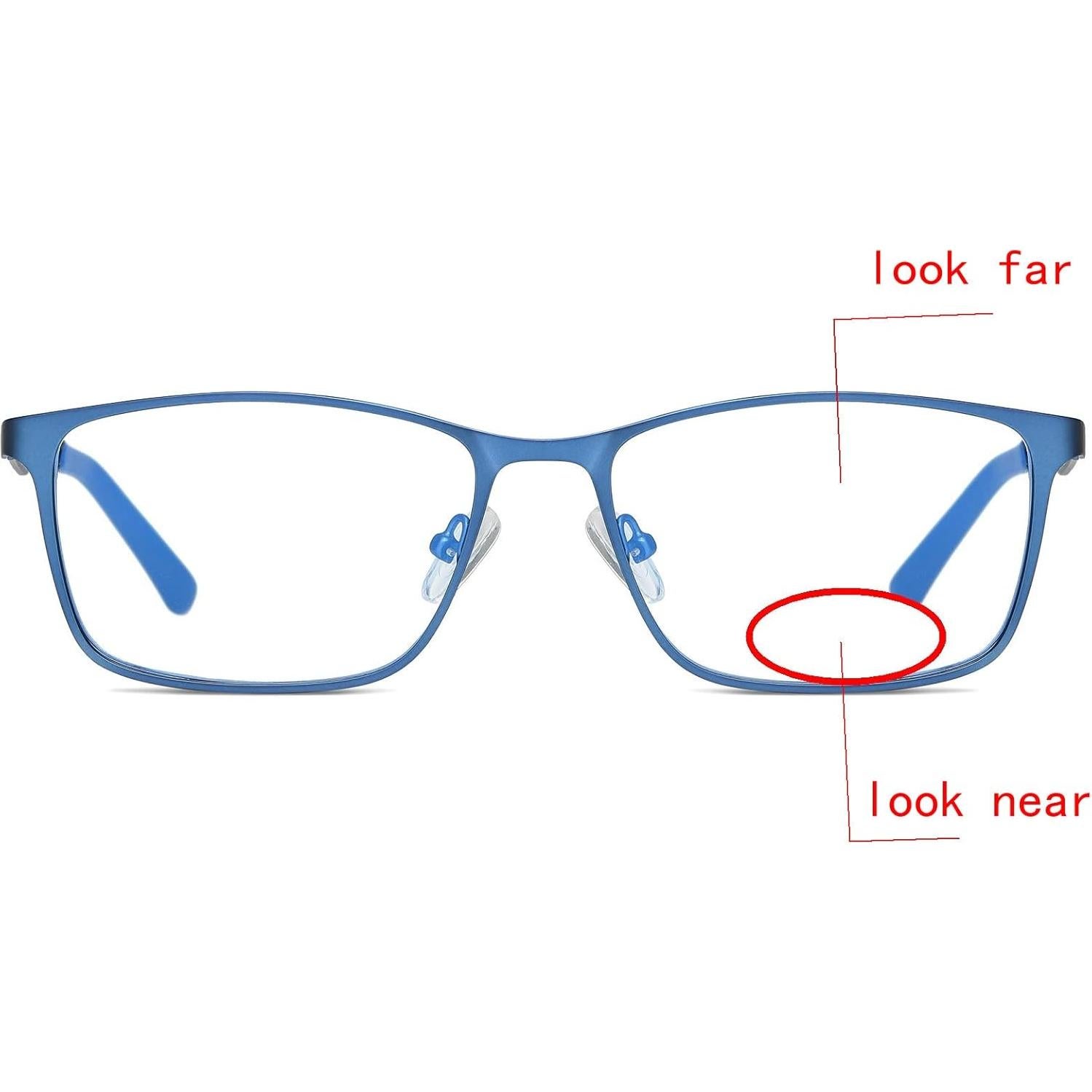 Gafas de lectura bifocales MINCL UV 1.5x para hombres y mujeres