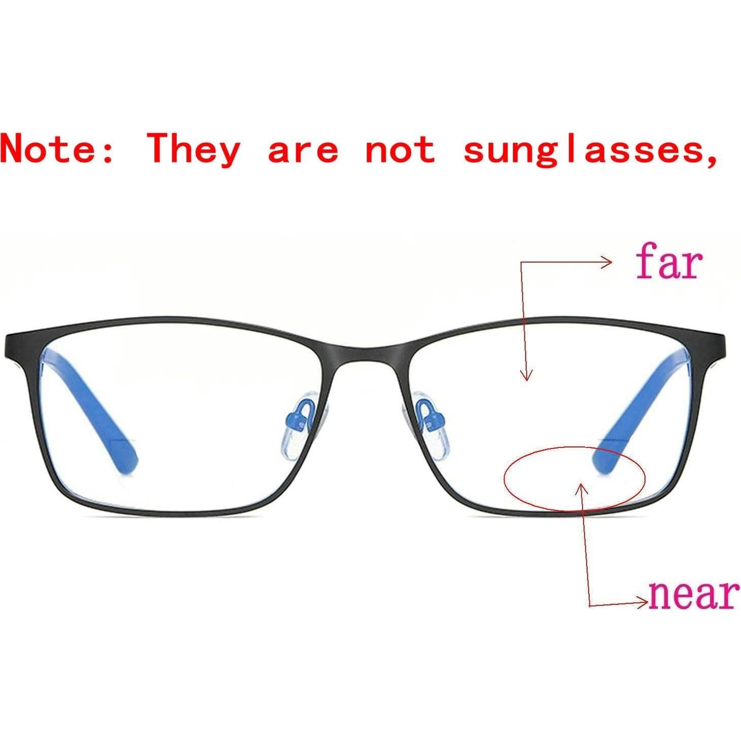 Gafas de lectura bifocal MINCL UV 0~+4 para hombres y mujeres