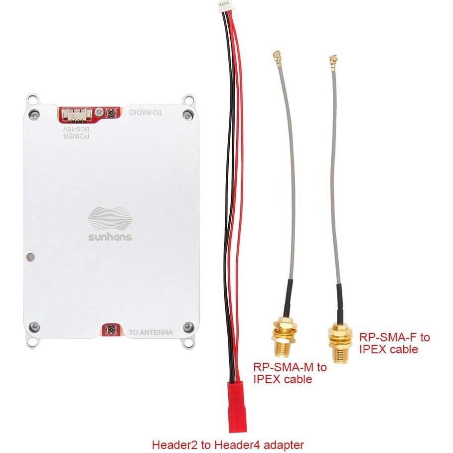 Amplificador WiFi Doble Banda 4000mW Sunhans SH-RC5824G4W