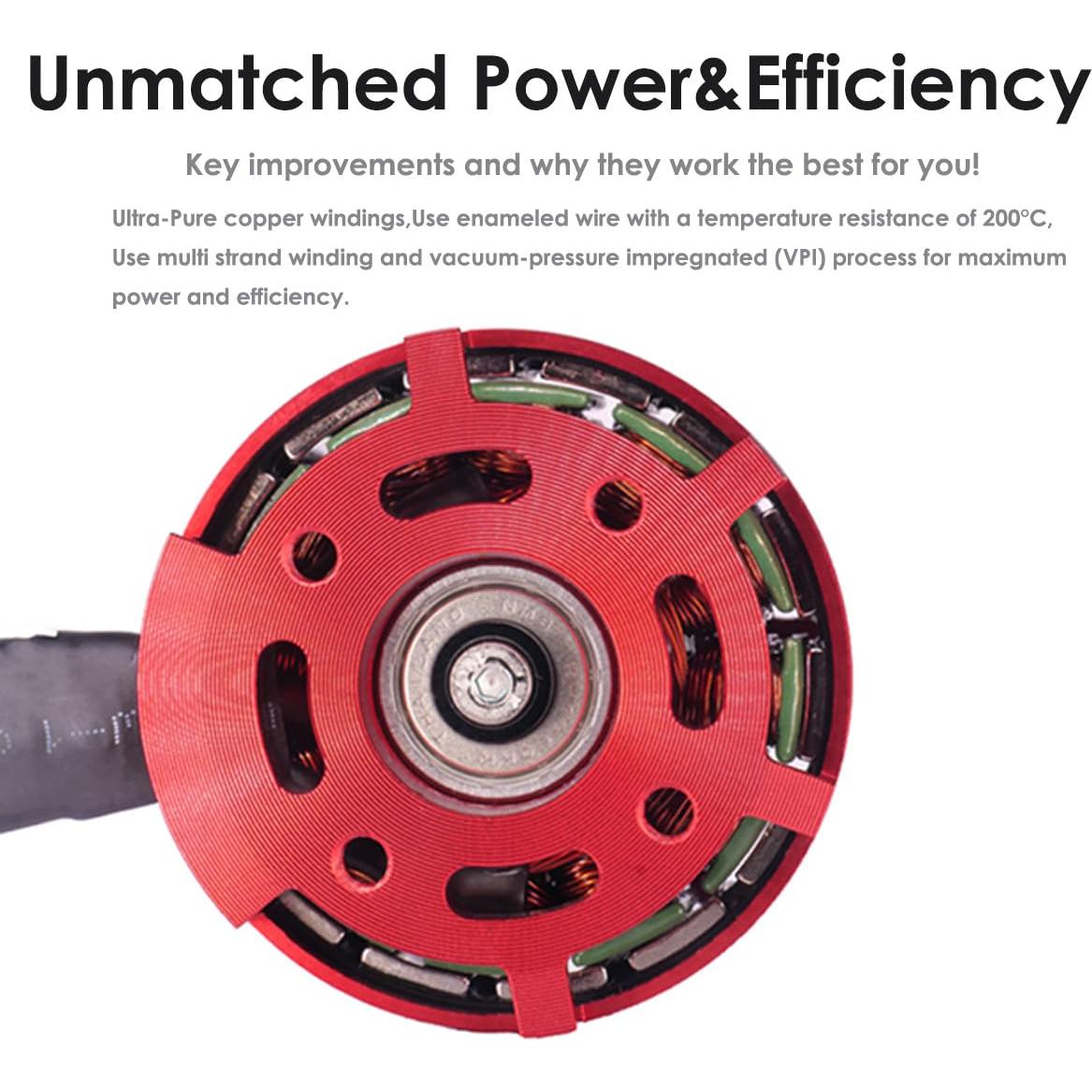 Motor Sin Escobillas Deeahdah PRO 4215-380kv para Drones 7kg