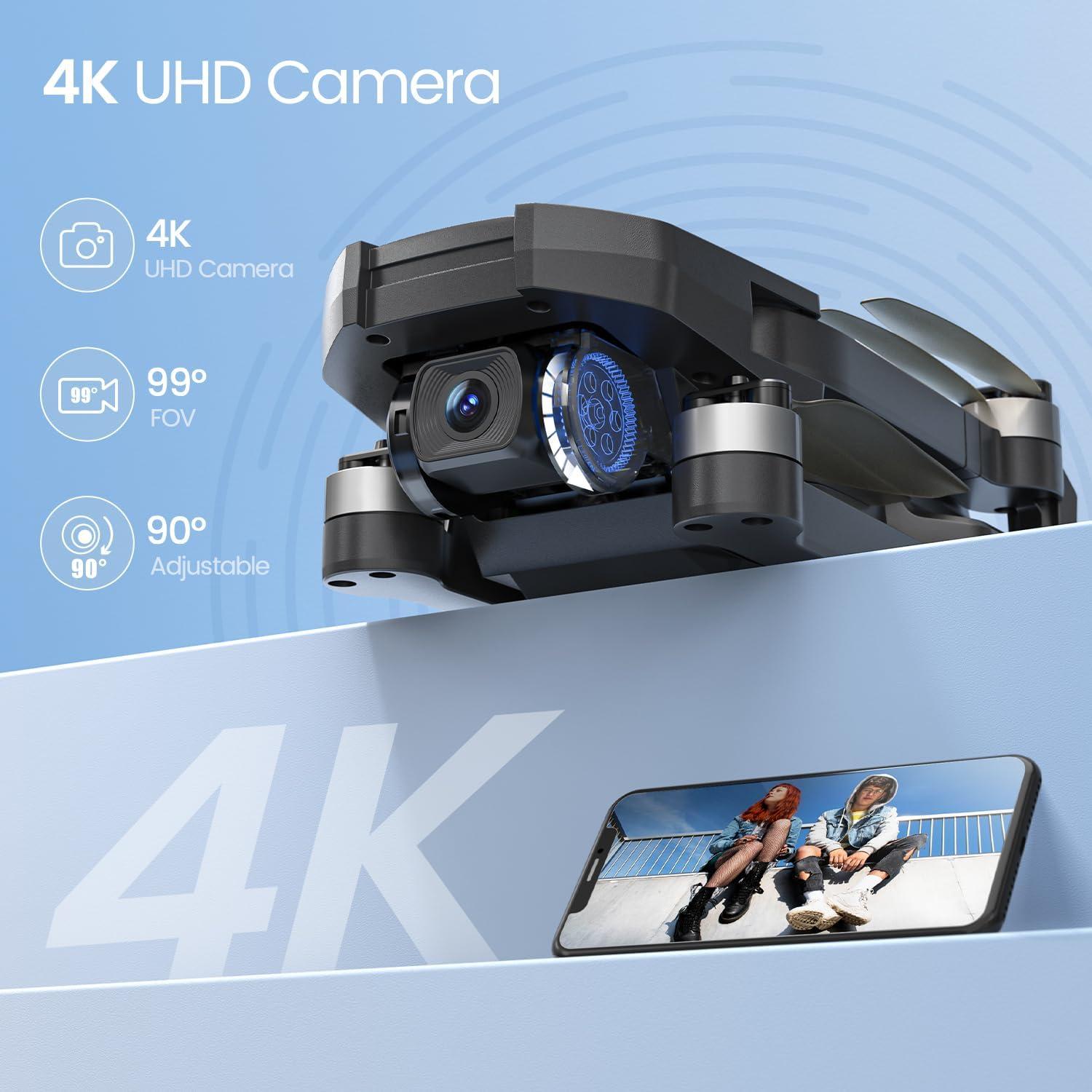 Drone GPS Holy Stone HS720S 4K, 240g, 42 min vuelo, 2 baterías