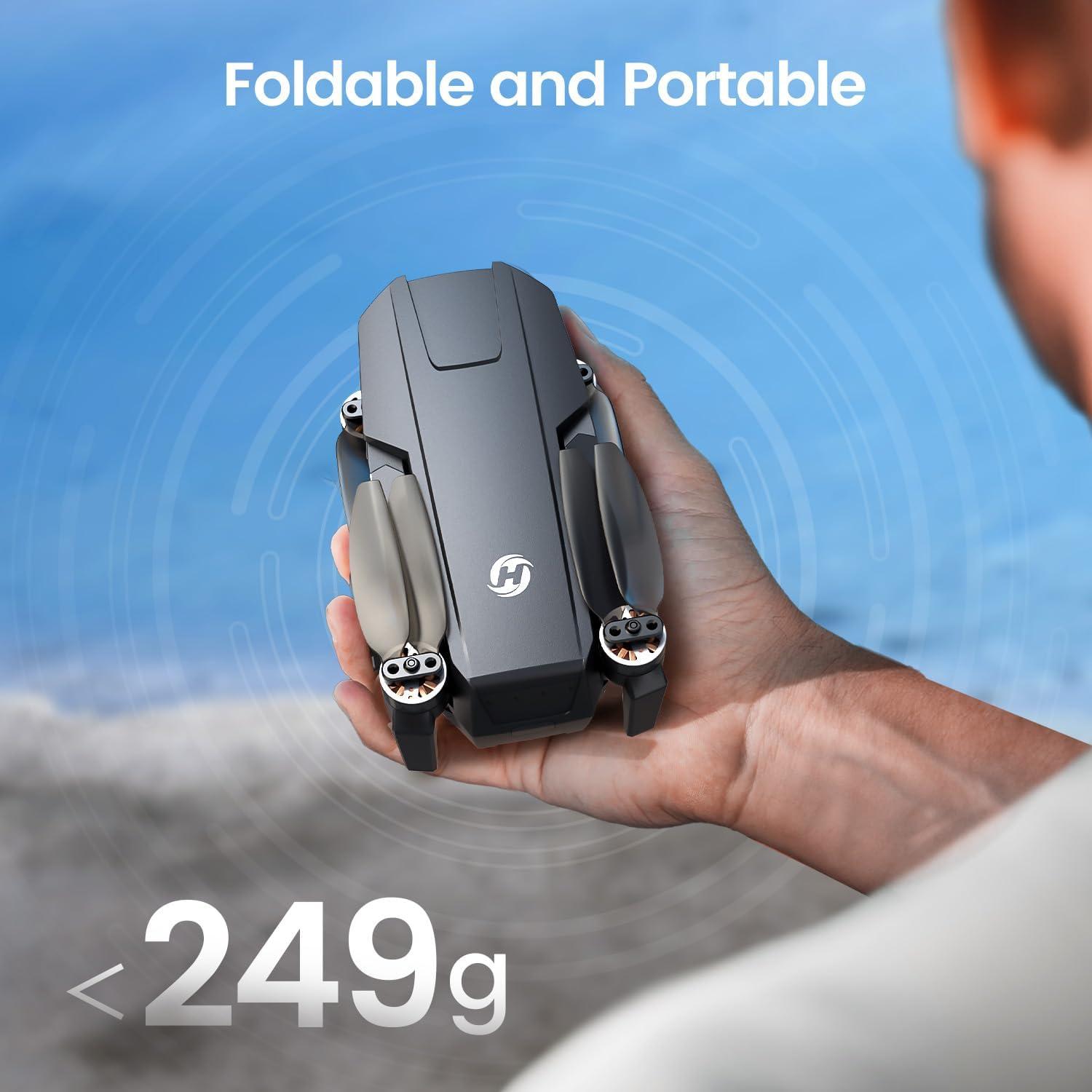 Drone GPS Holy Stone HS720S 4K, 240g, 42 min vuelo, 2 baterías