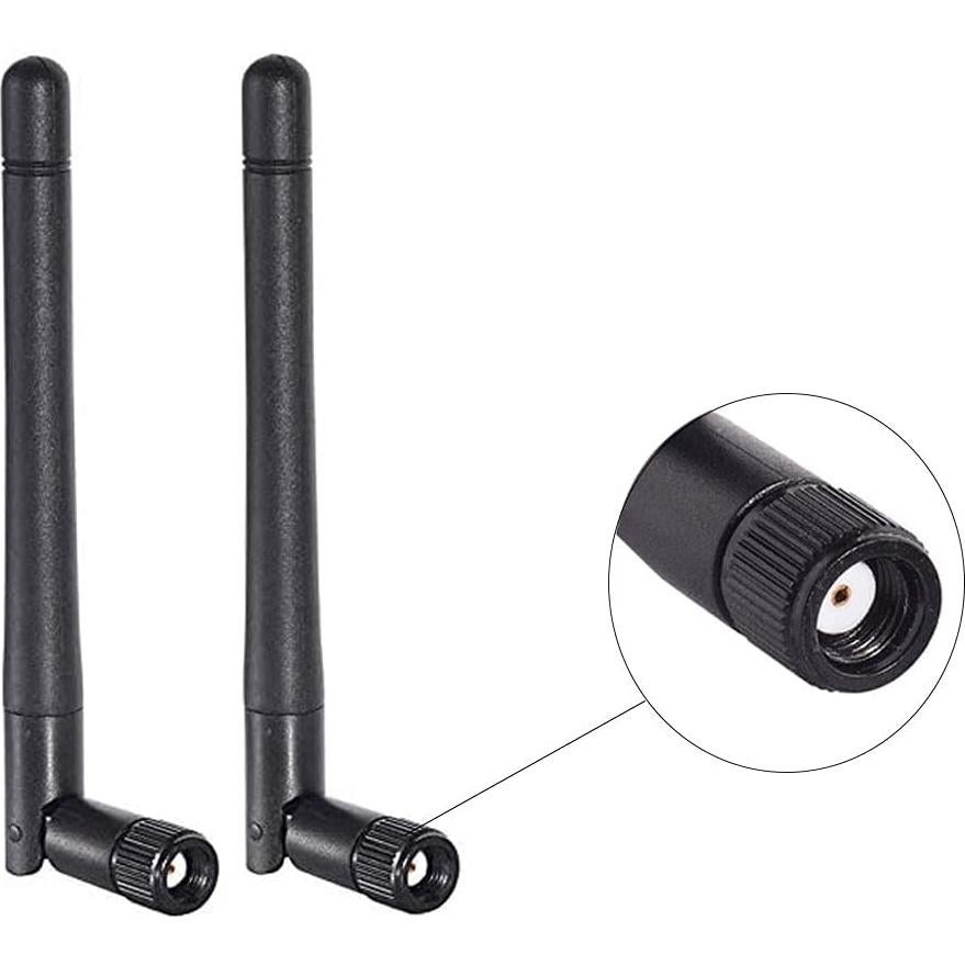 Antena WiFi Doble Banda CORONIR 3dBi RP-SMA Macho 4Pack