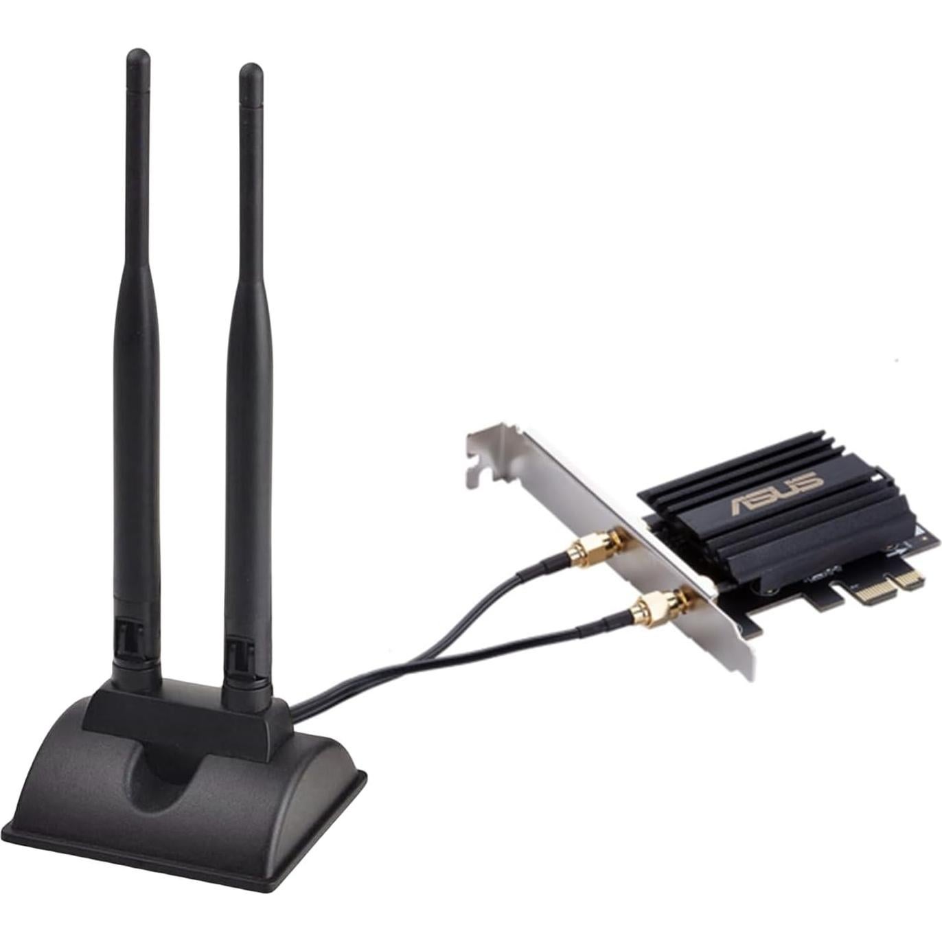 Antena WiFi Doble Banda TECHTOO 2.4GHz 5.8GHz RP-SMA Magnética
