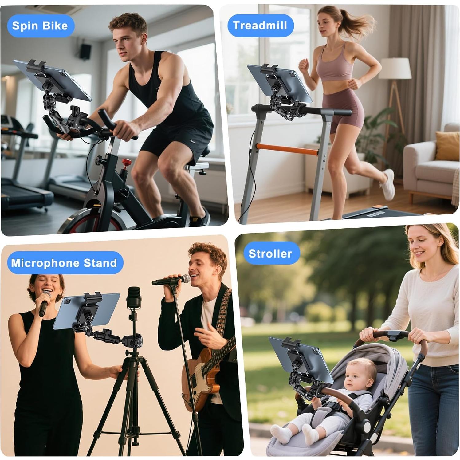 Soporte de Micrófono PLDHPRO para Tablet 5.1-15.6" Ajustable