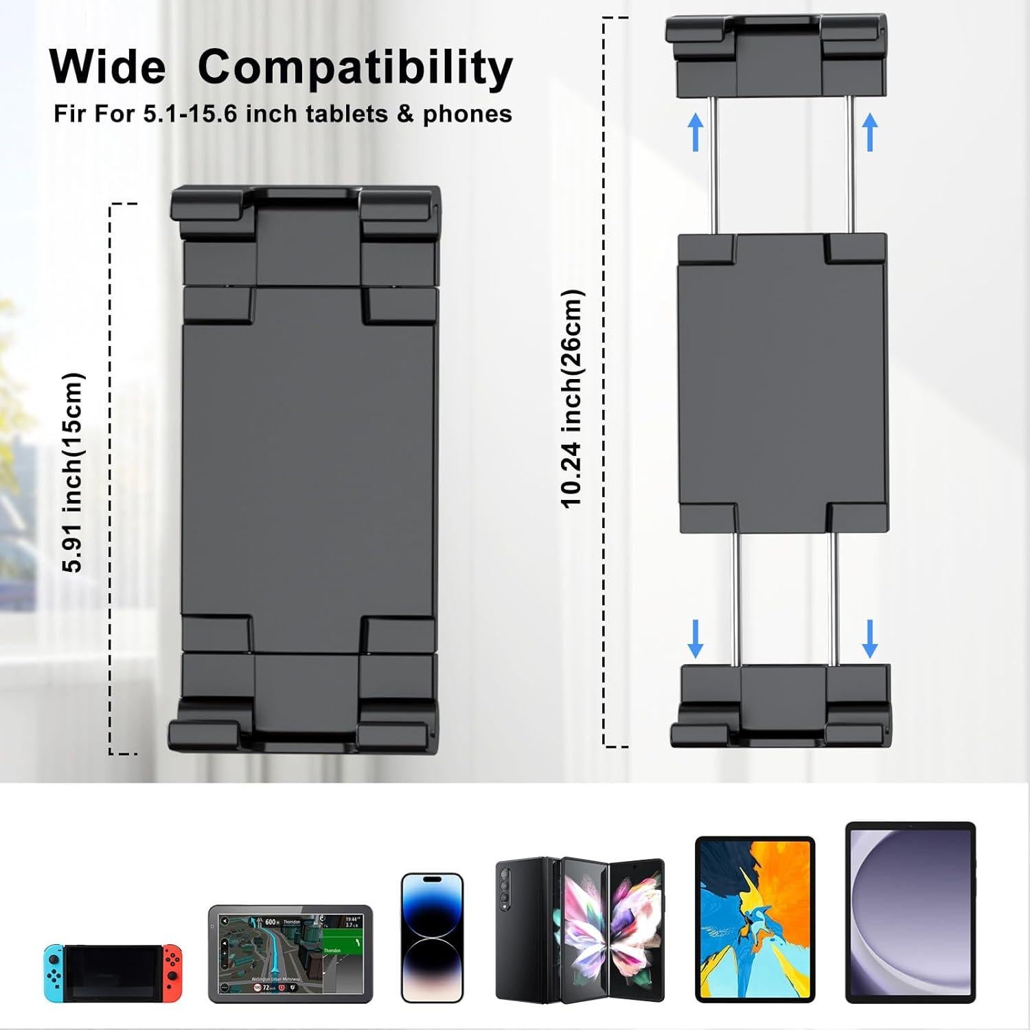 Soporte de Micrófono PLDHPRO para Tablet 5.1-15.6" Ajustable