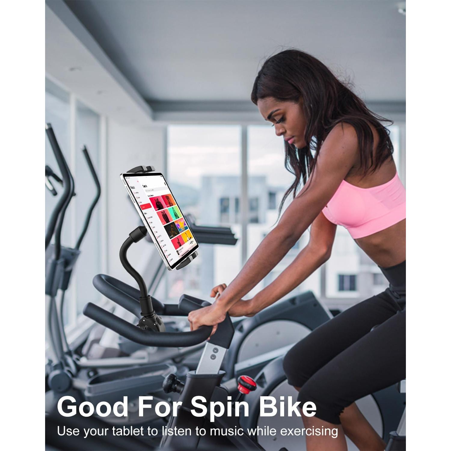 Soporte para Tableta GDZN 360° Ajustable para Bicicleta de Spinning