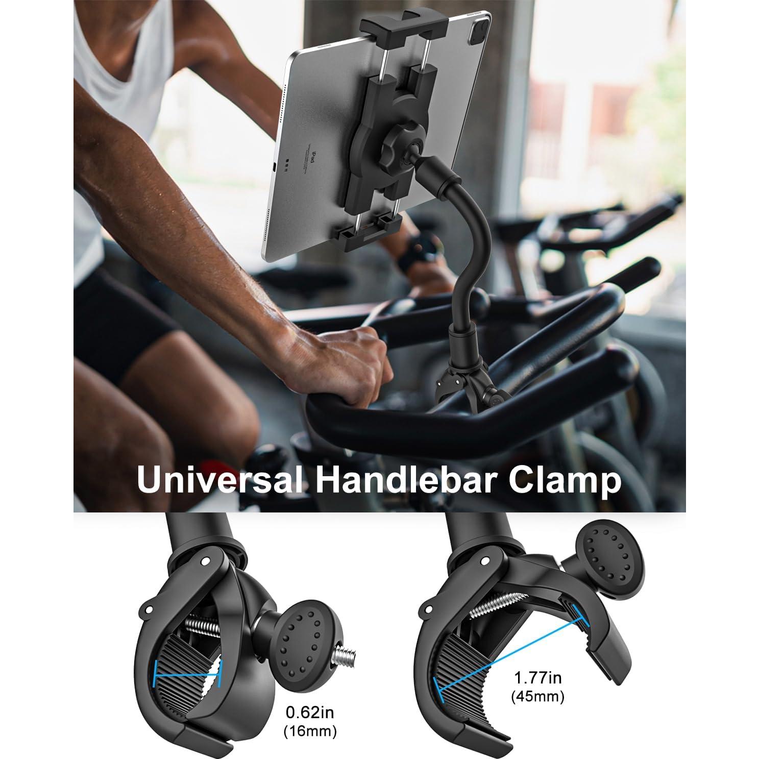 Soporte para Tableta GDZN 360° Ajustable para Bicicleta de Spinning
