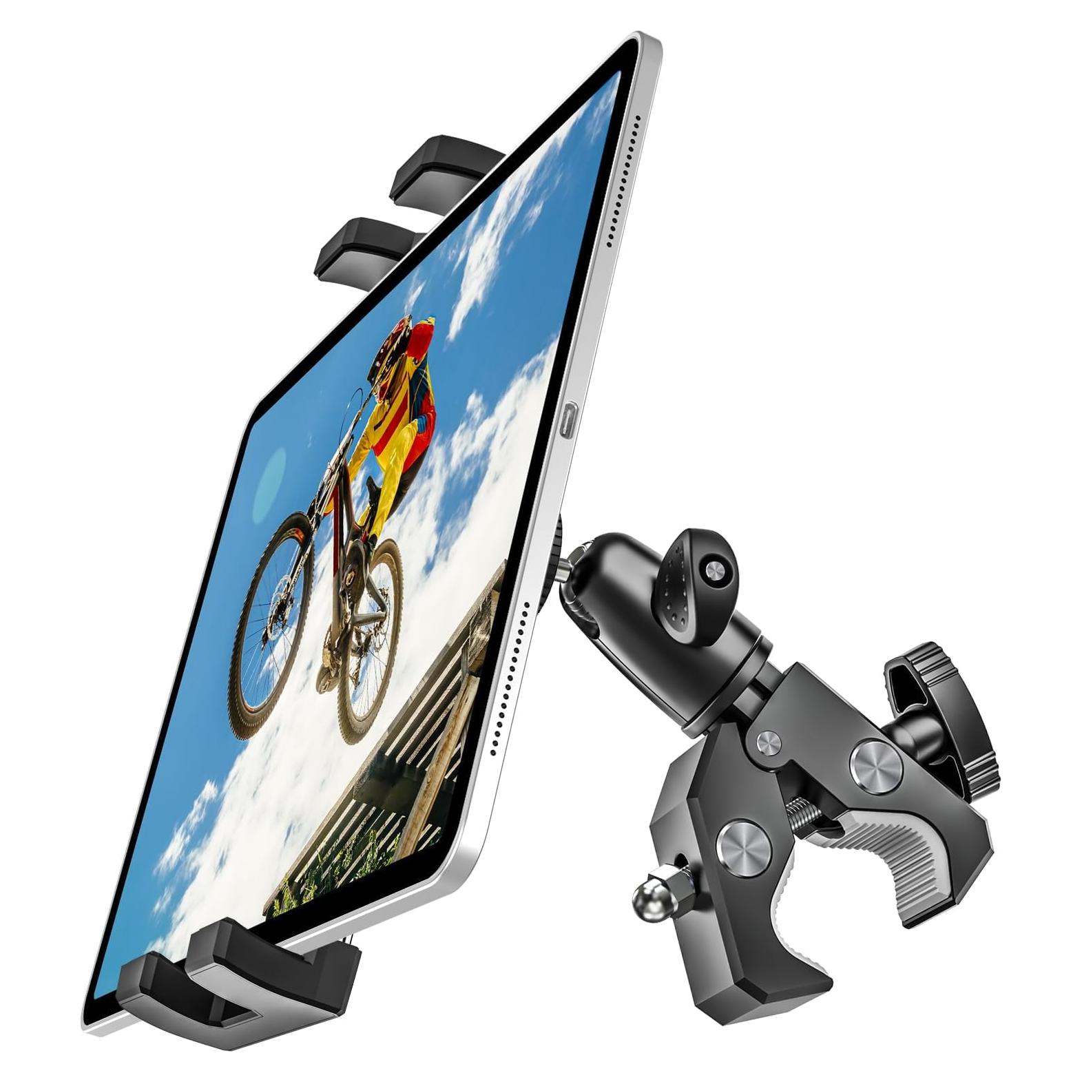 Soporte de Tableta para Bicicleta de Aluminio Woleyi 4.7-13"