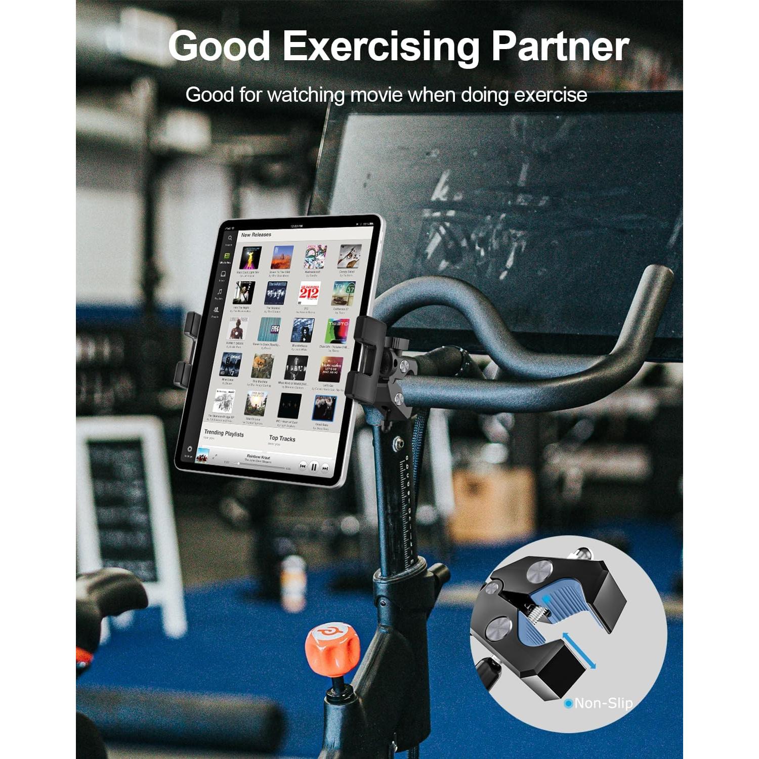 Soporte de Tableta para Bicicleta de Aluminio Woleyi 4.7-13"