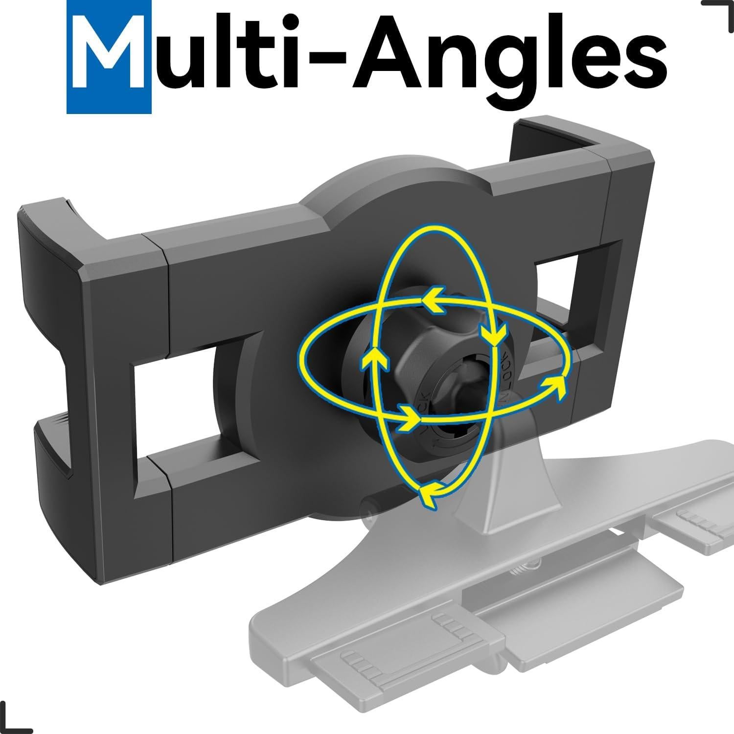 Soporte de Tablet SkyTitan Ajustable 5-13" Negro