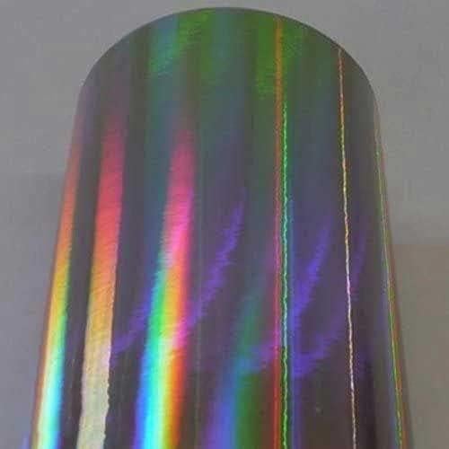 Vinilo Adhesivo Holográfico Negro VViViD 6.1m x 1.5m