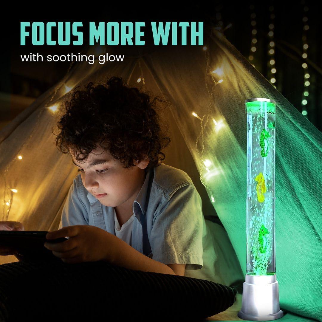 Lámpara de burbujas LED Shop LC Caballito de Mar 1.9FT