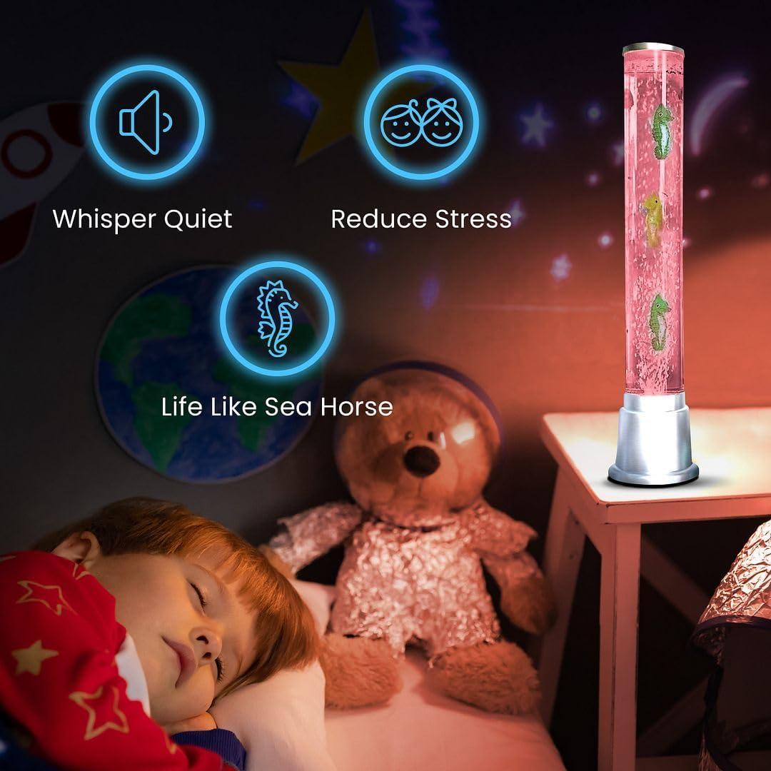 Lámpara de burbujas LED Shop LC Caballito de Mar 1.9FT