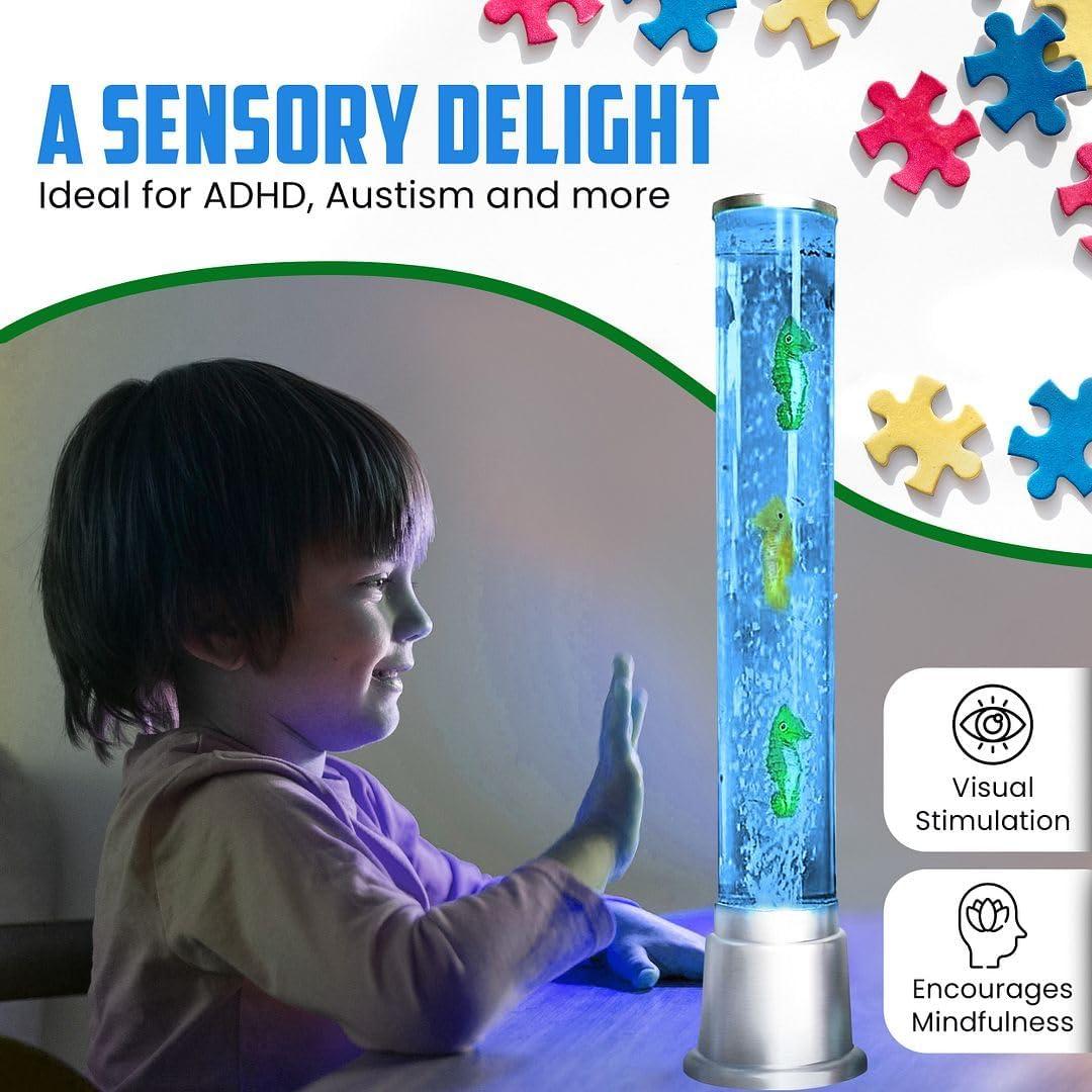 Lámpara de burbujas LED Shop LC Caballito de Mar 1.9FT