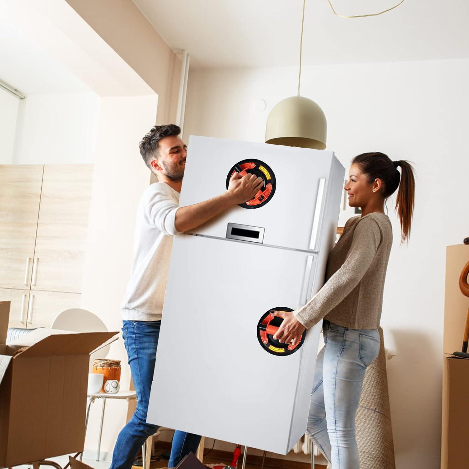 Ventosa de vidrio CWD&SQH 20.83 cm 468 lbs industrial naranja