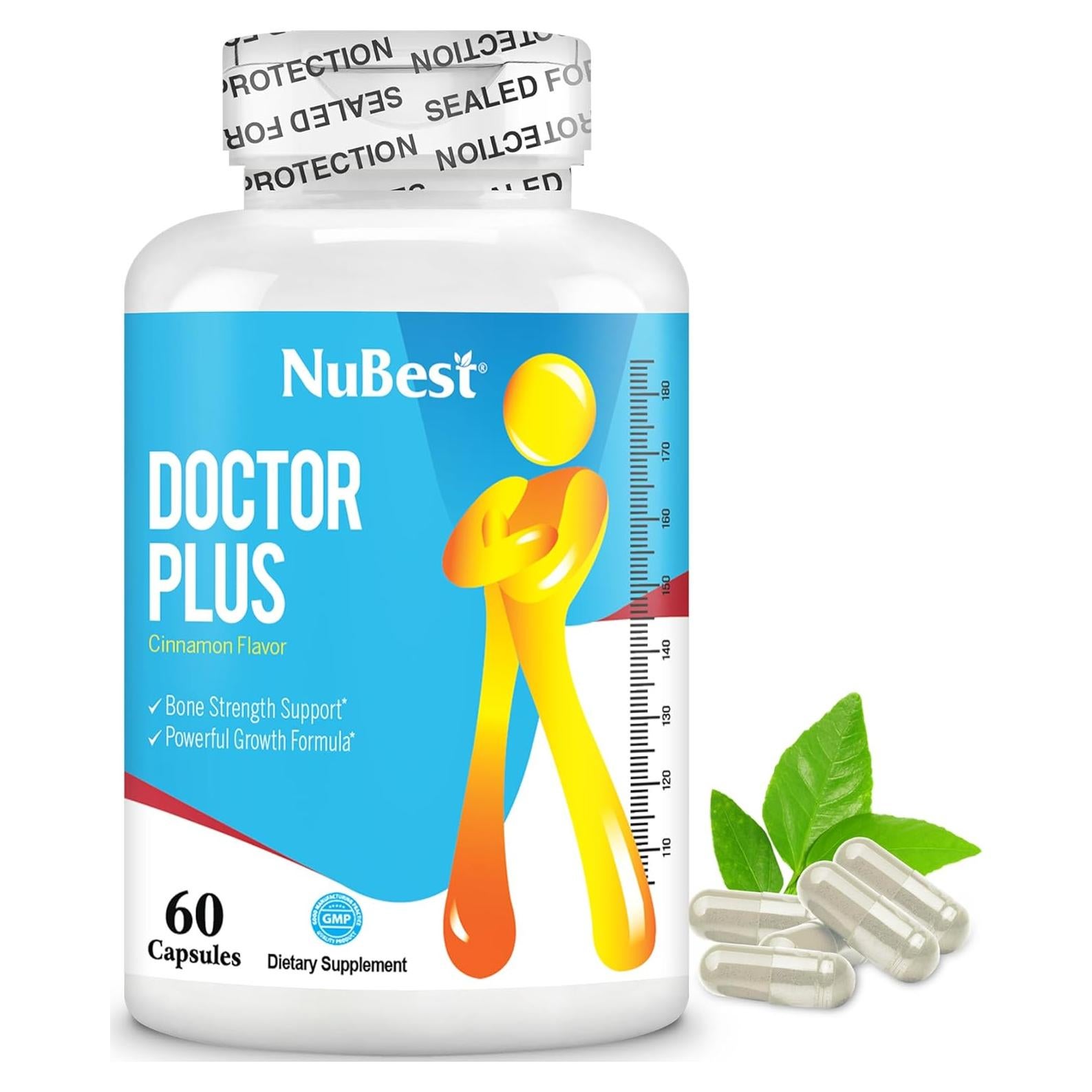 NuBest Doctor Plus 60 Cápsulas - Calcio, Vitamina D3, K2