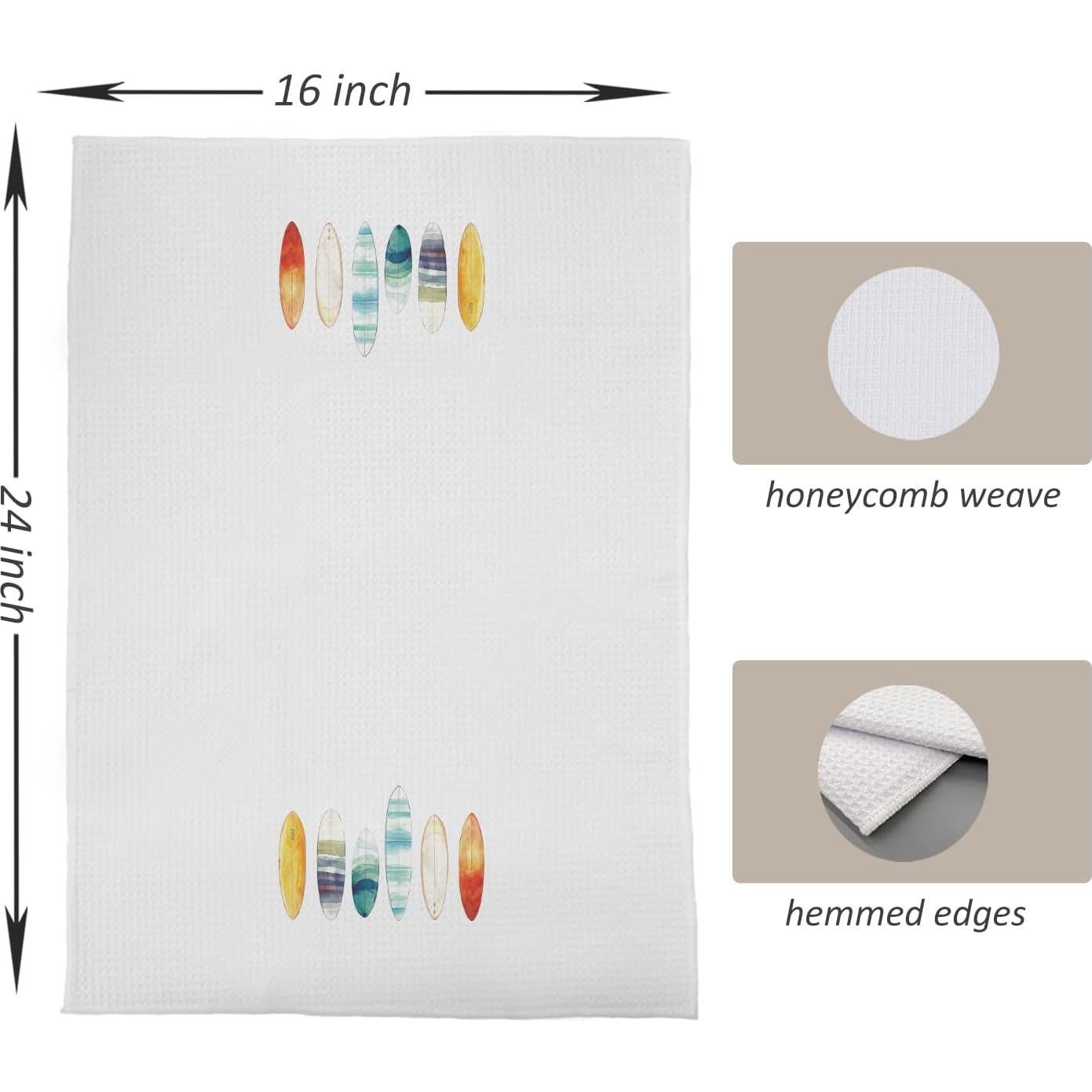 Toalla de Mano Uinwk 40x60 cm Microfibra Playa Surf