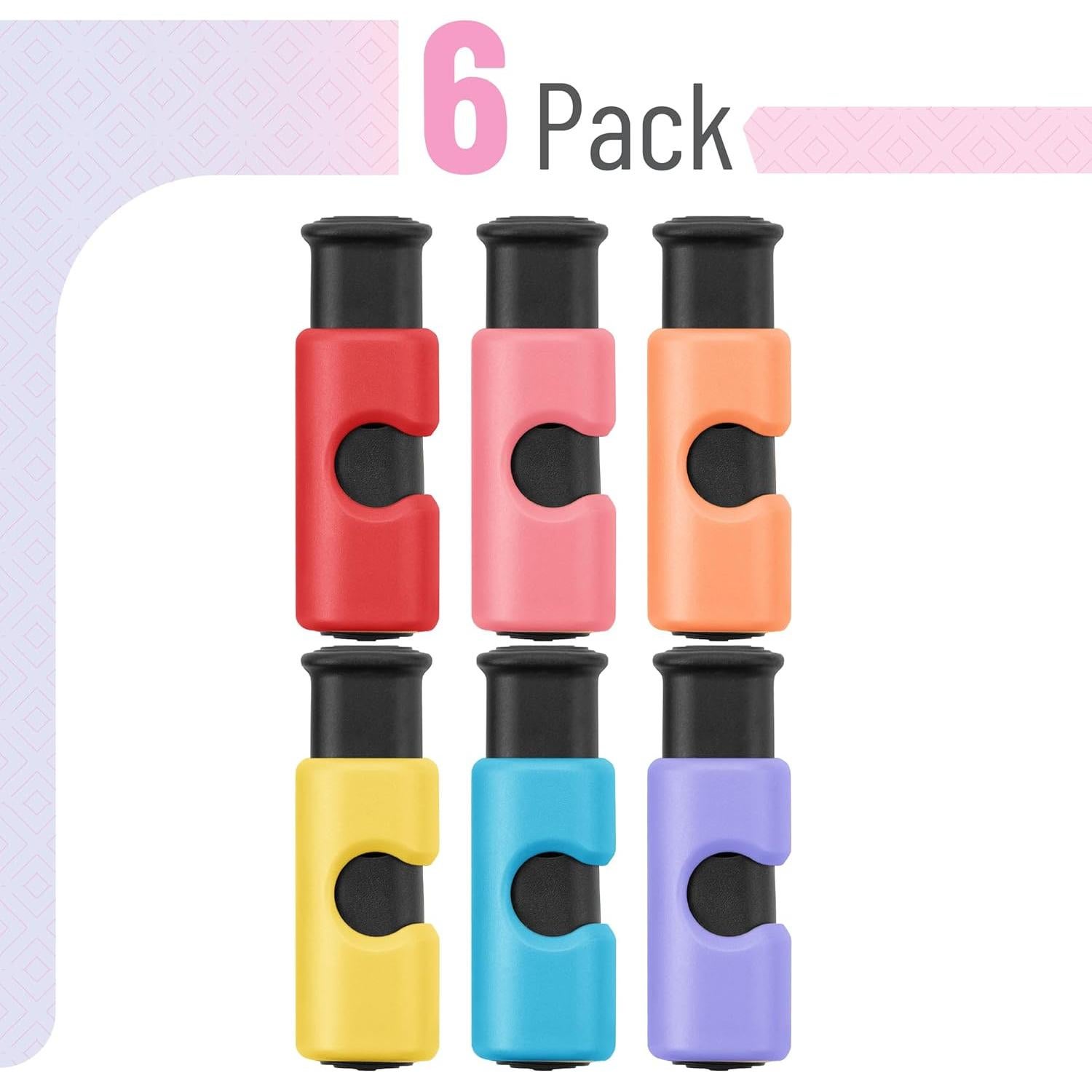 Clips para bolsas de pan Mr. Pen, 6 unidades, plástico duradero