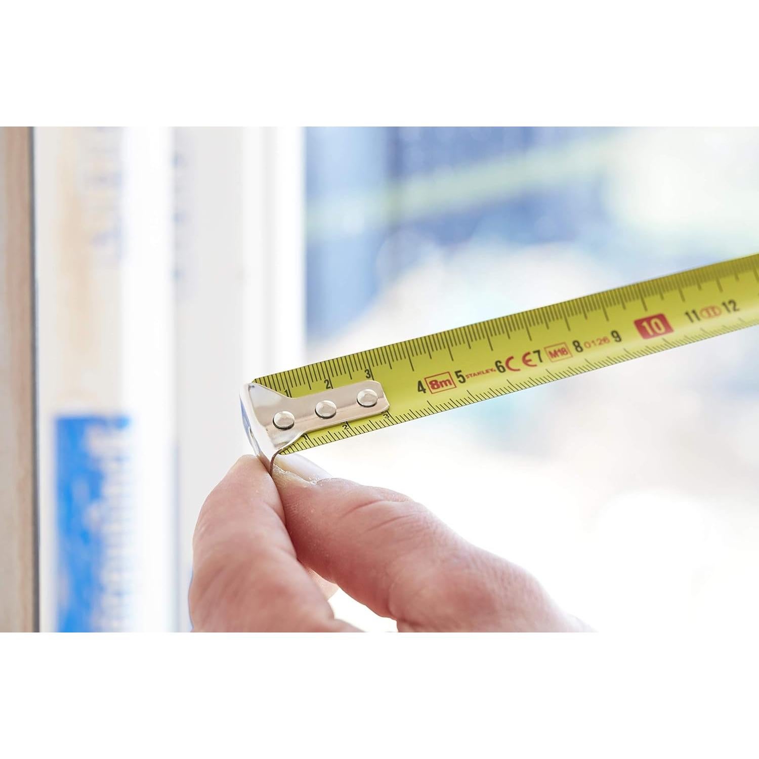 Cinta Métrica Stanley 1-30-657 Tylon 8 m x 25 mm Negra/Amarilla