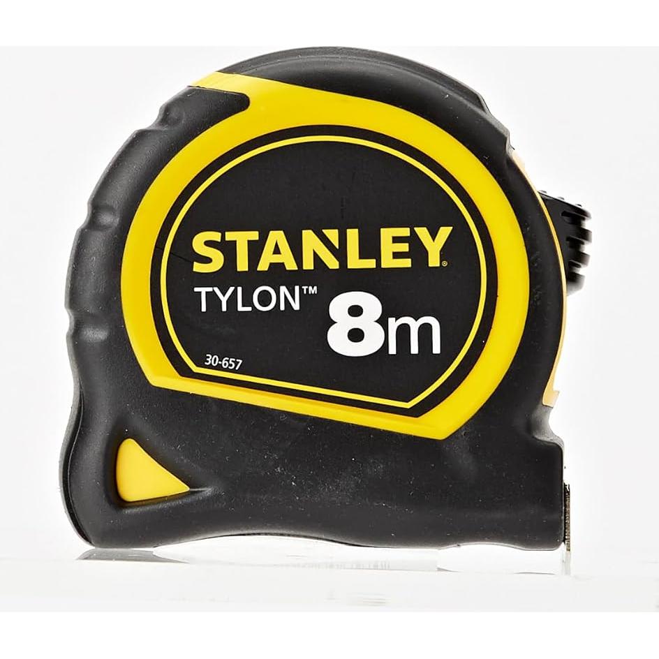 Cinta Métrica Stanley 1-30-657 Tylon 8 m x 25 mm Negra/Amarilla