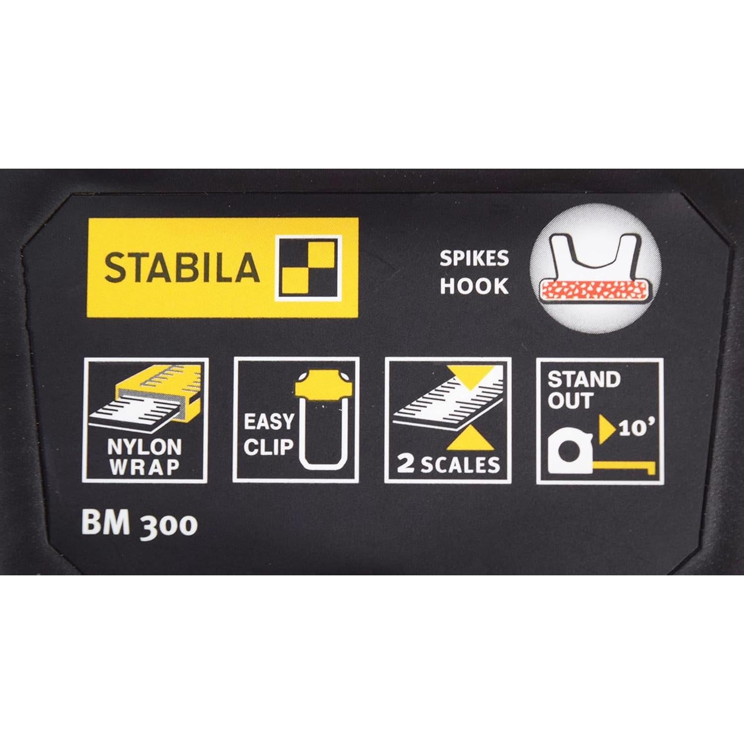 Cinta Métrica de Bolsillo Stabila BM 300 4.88 Metros
