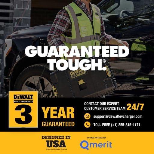 Cargador de Vehículo Eléctrico DEWALT 48A 240V con Bluetooth