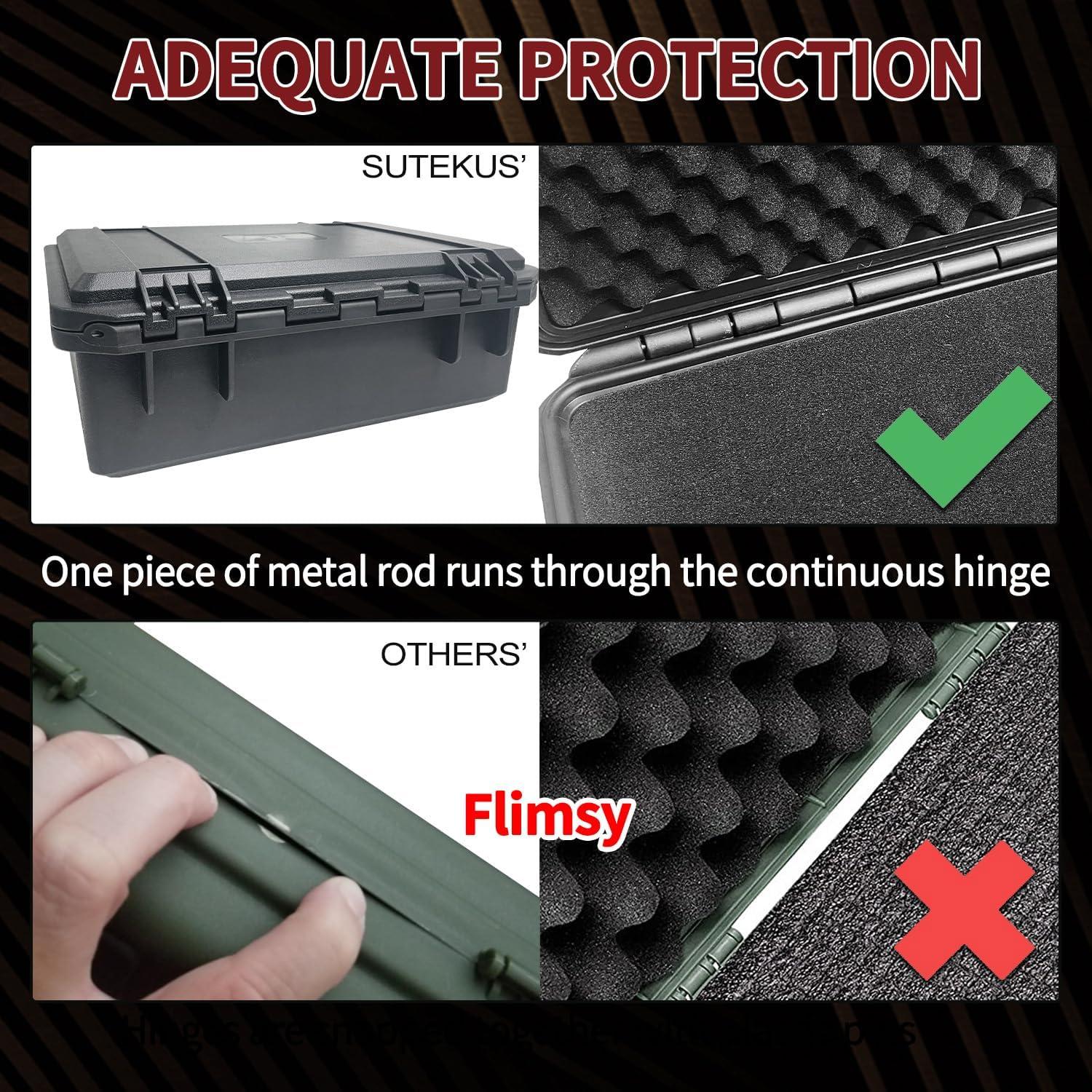 Funda Dura Sutekus para Pistola y Equipos - Impermeable 1.5 kg