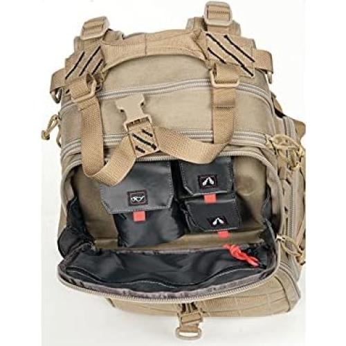 Mochila táctica G.P.S. Range Negra 20L para 3 Pistolas