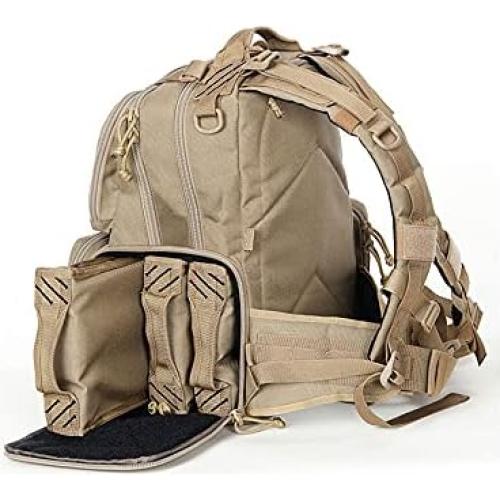 Mochila táctica G.P.S. Range Negra 20L para 3 Pistolas