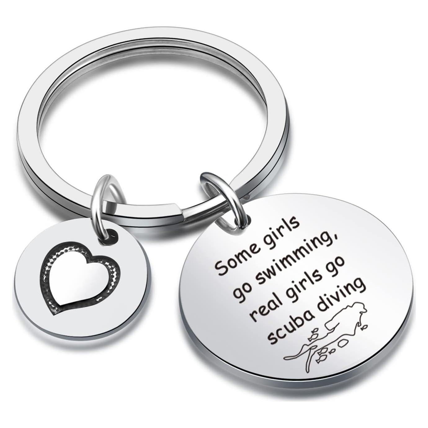 Llavero de Buceo DZOSW para Mujeres - Regalo Personalizado