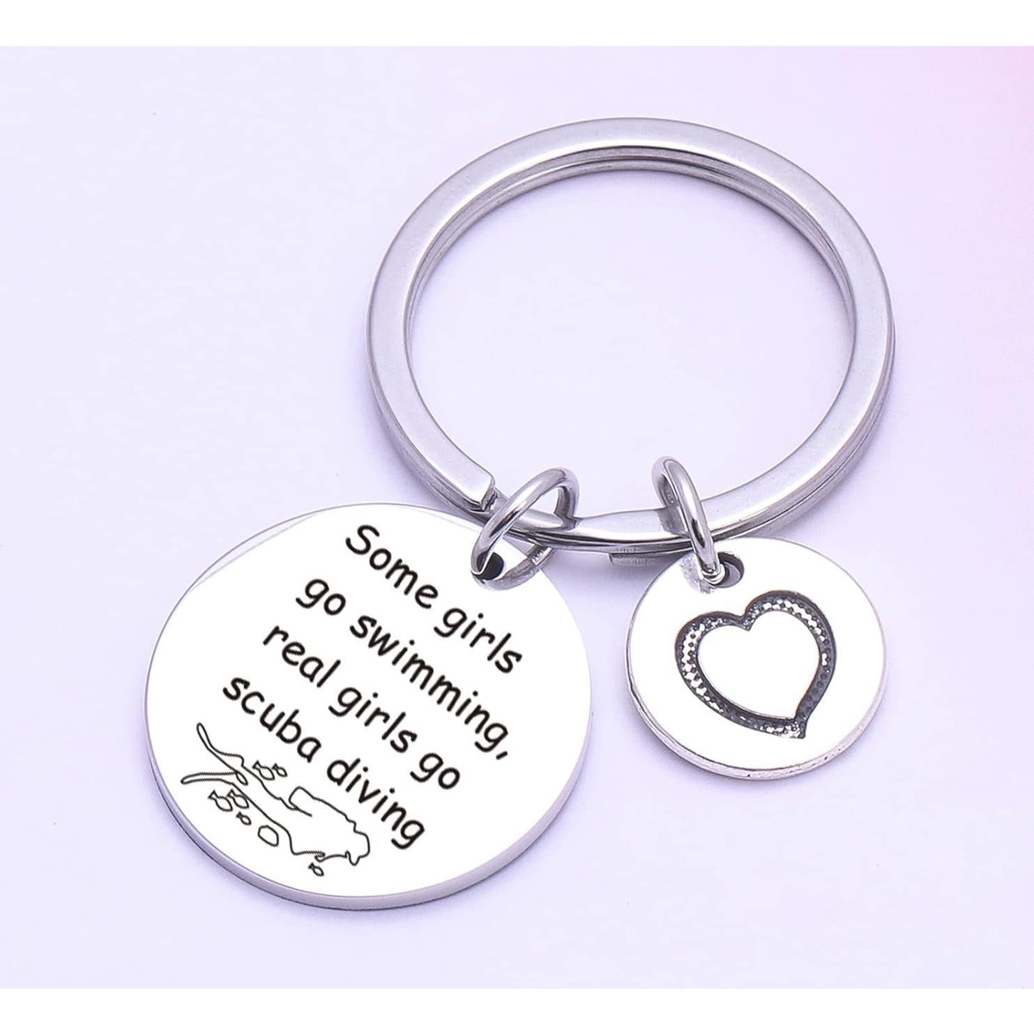 Llavero de Buceo DZOSW para Mujeres - Regalo Personalizado